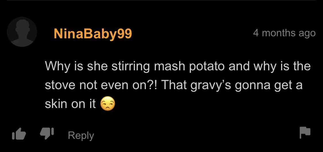 Gravy is sacred.