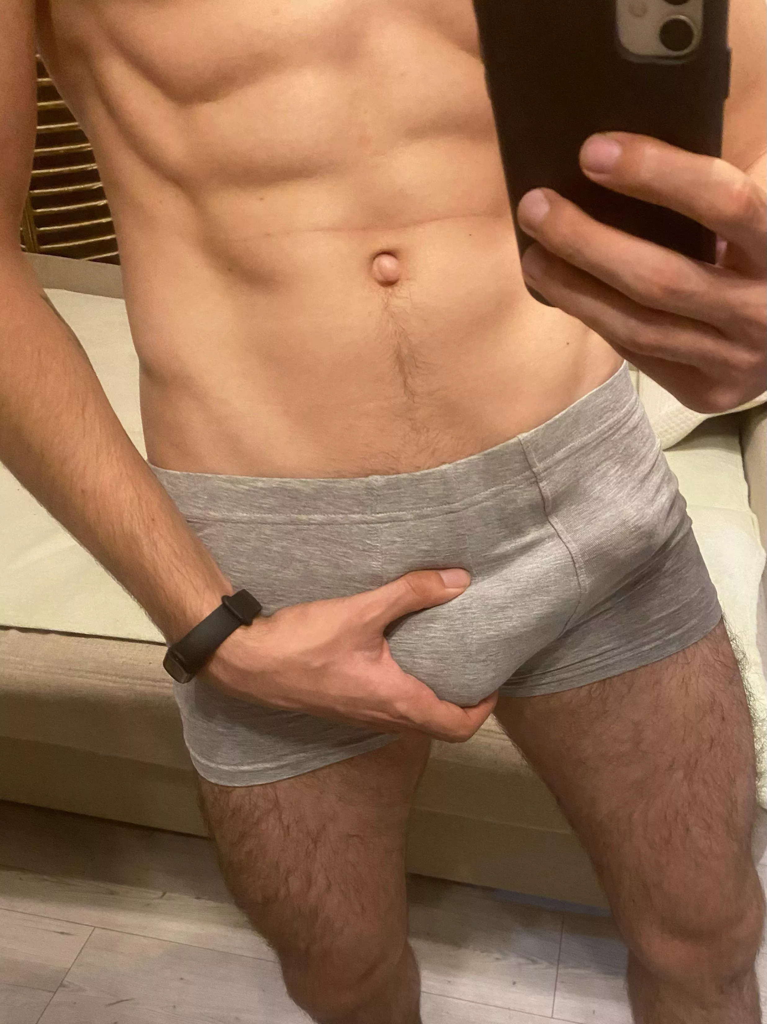 Gray underwear:)