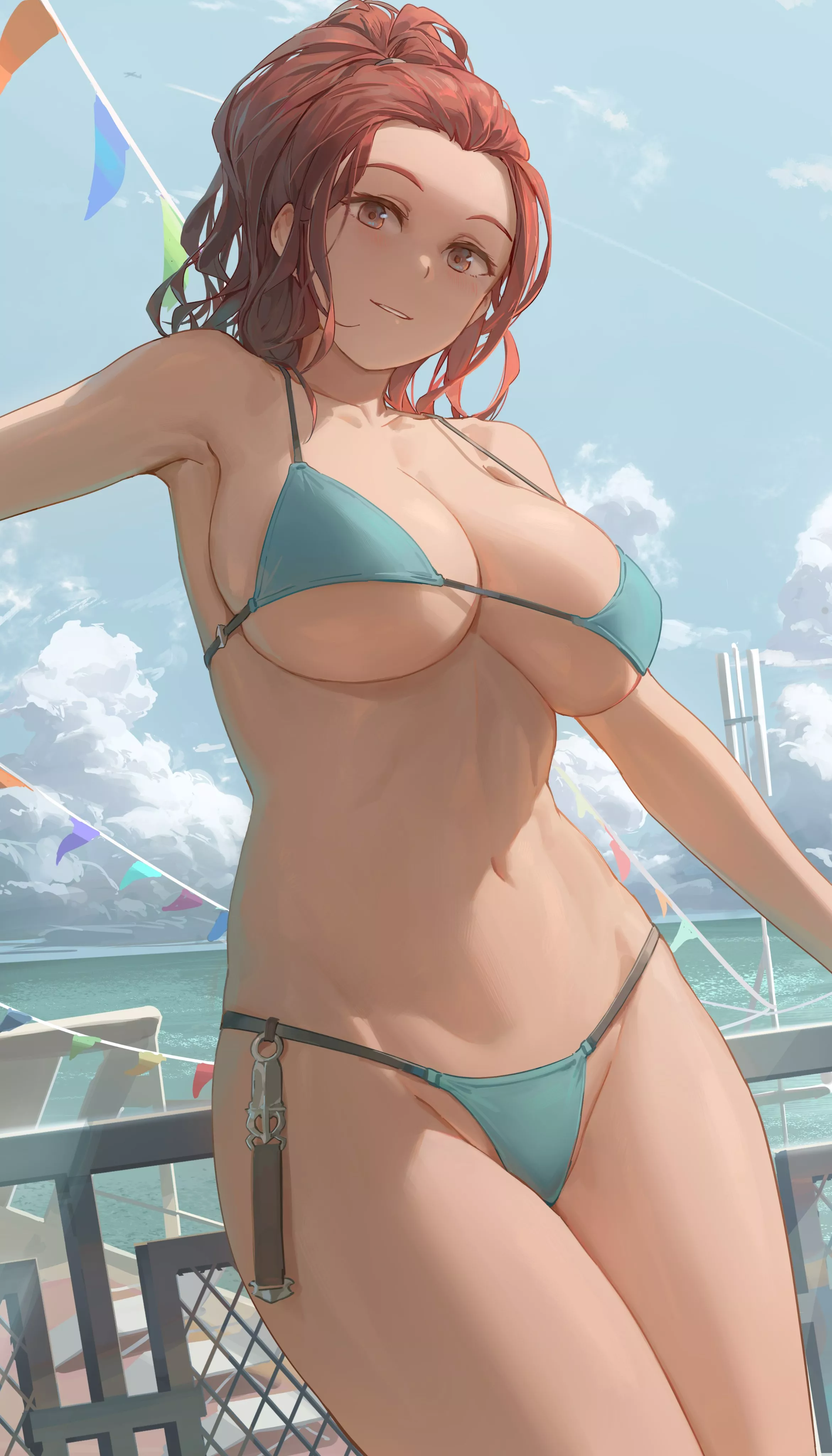 Green bikini [Artist's Original]