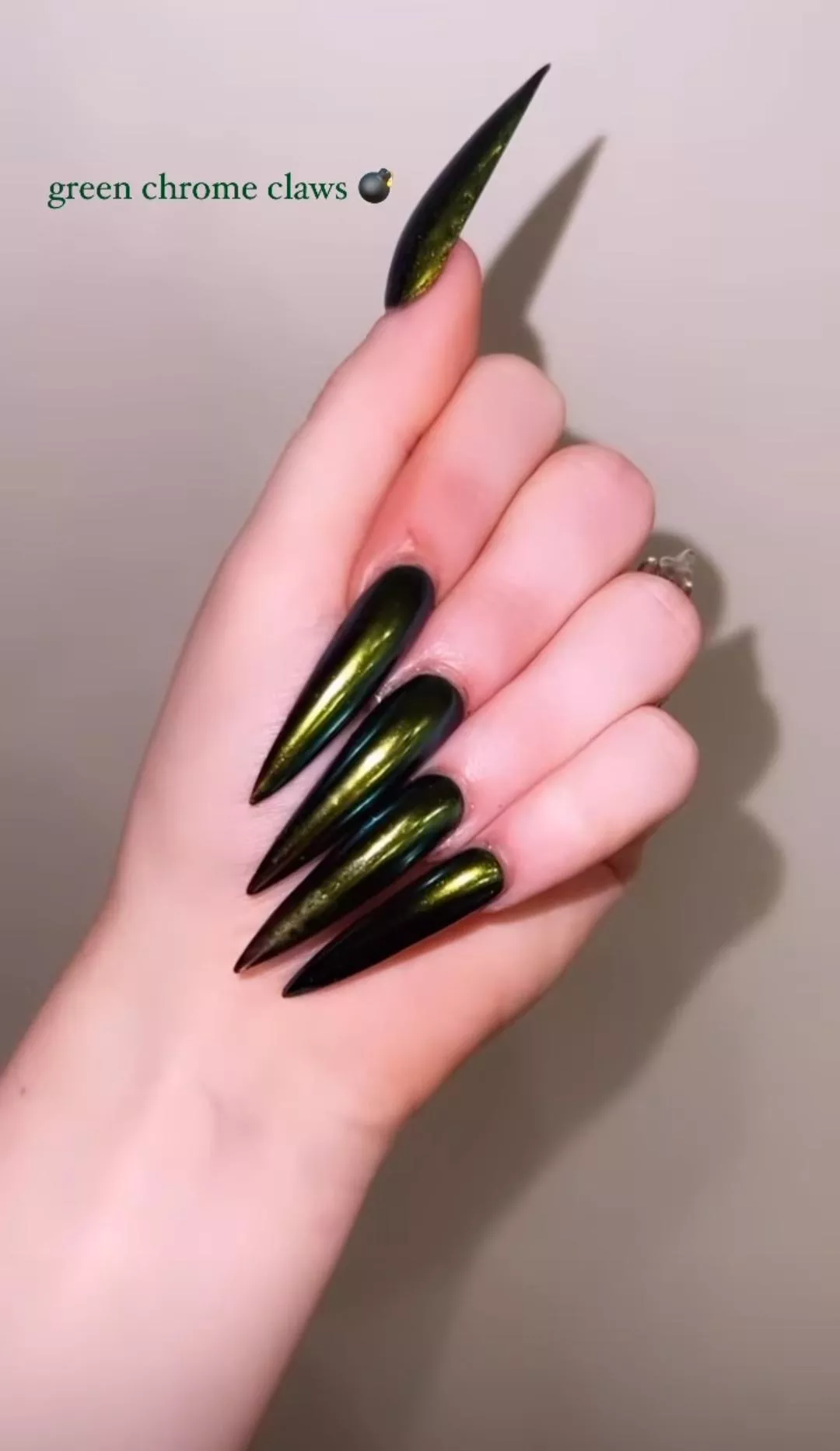 Green Chrome Claws