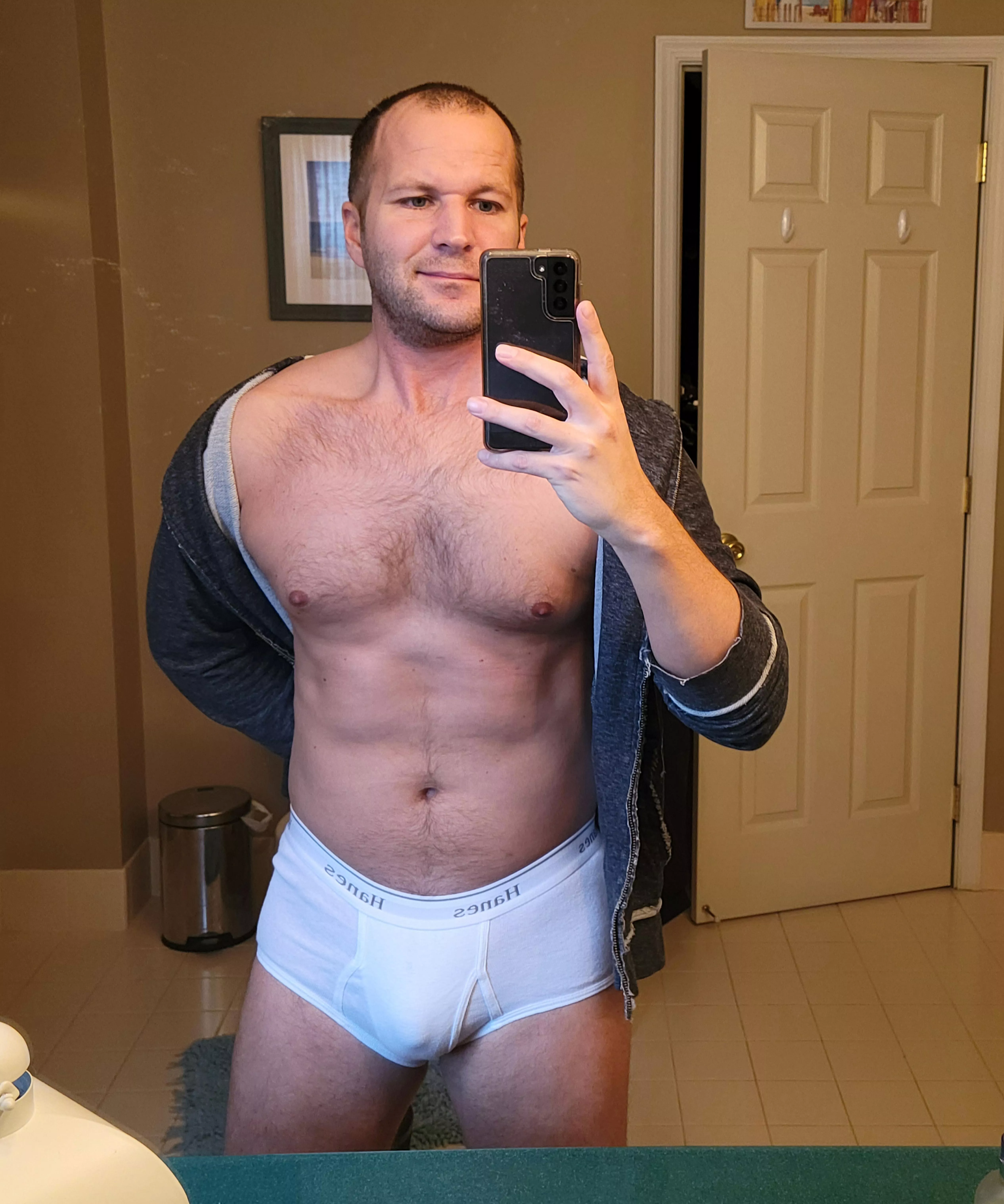 growing up, does anyone remember seeing men or family wearing white briefs? [36]