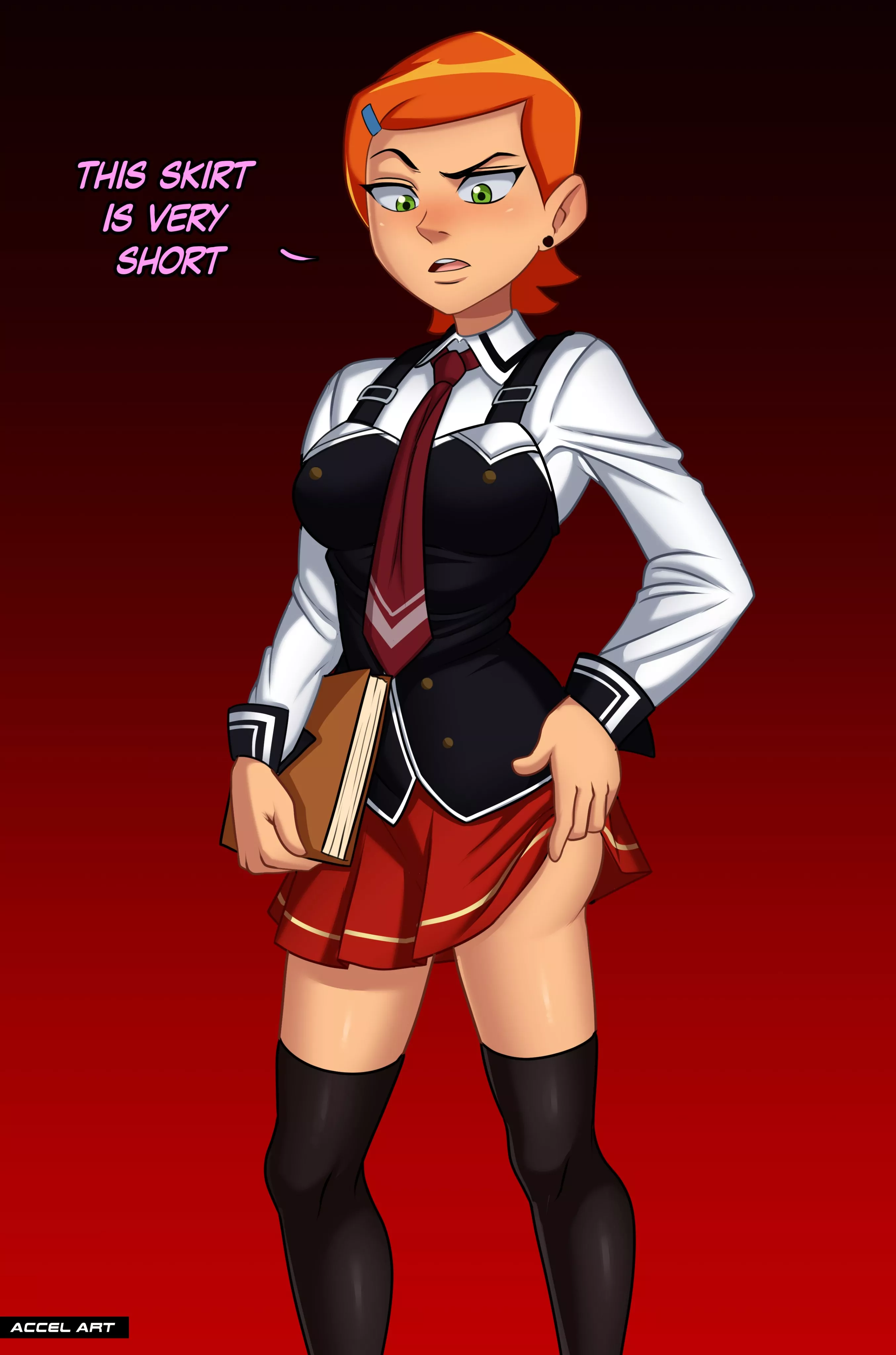 Gwen Tennyson x Bible Black (AccelArt) [Ben 10]