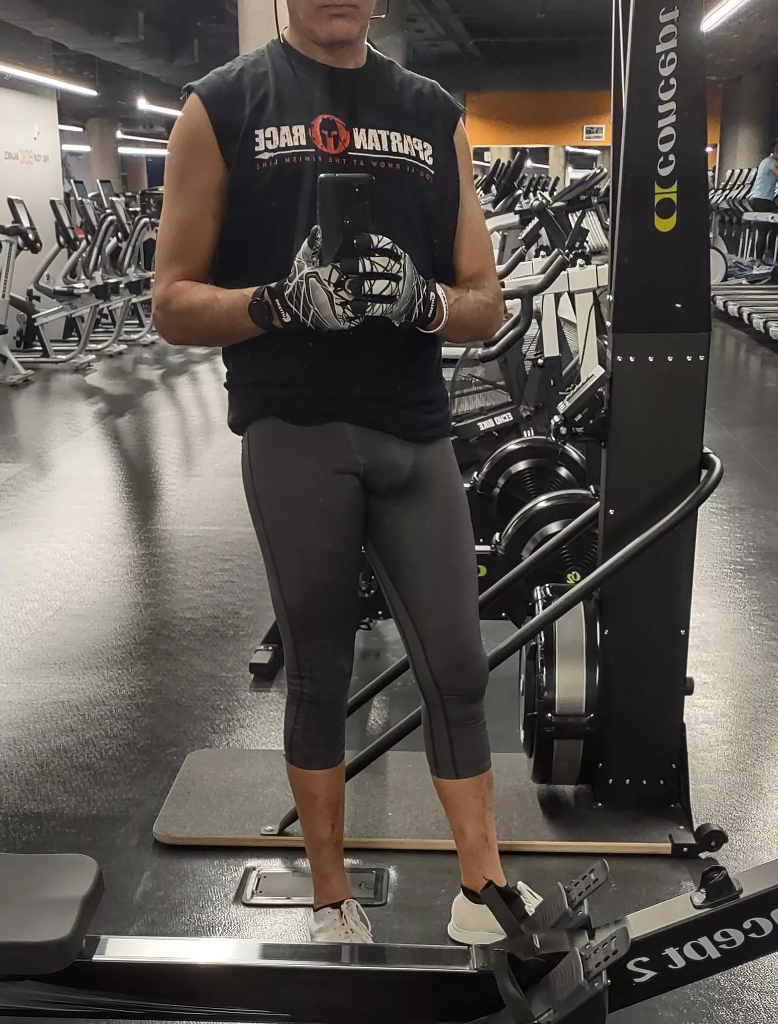 Gym selfie. I wonder why I get a lot of looks?