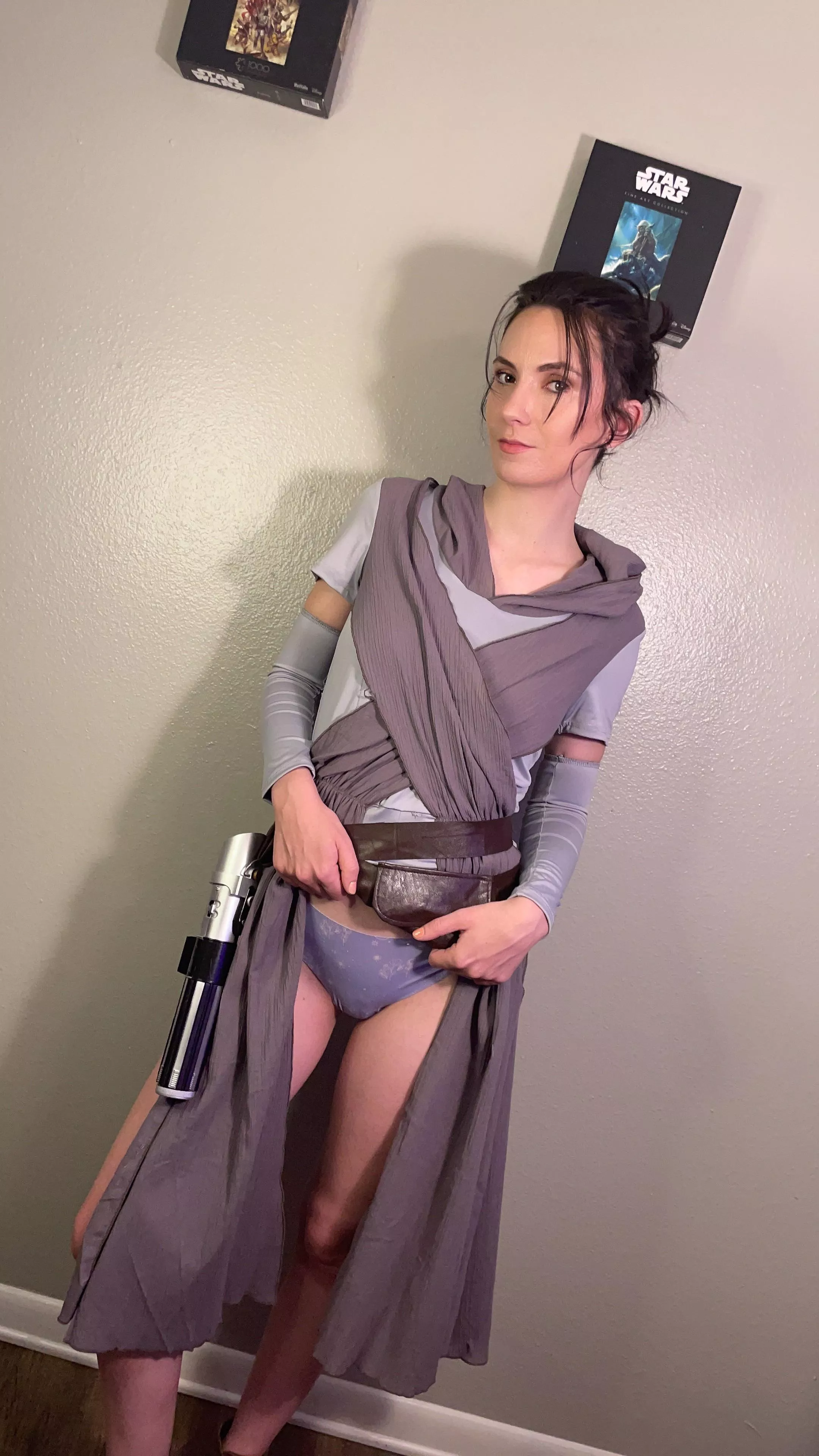 Had a lot of fun with this Rey StarWars CosplayðŸ˜ [F]