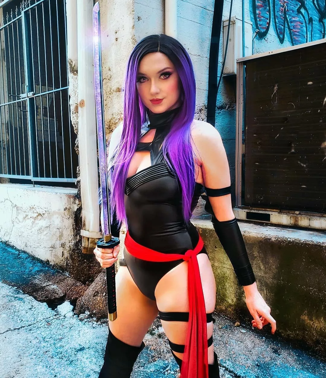 Hairspray Hippie as Psylocke