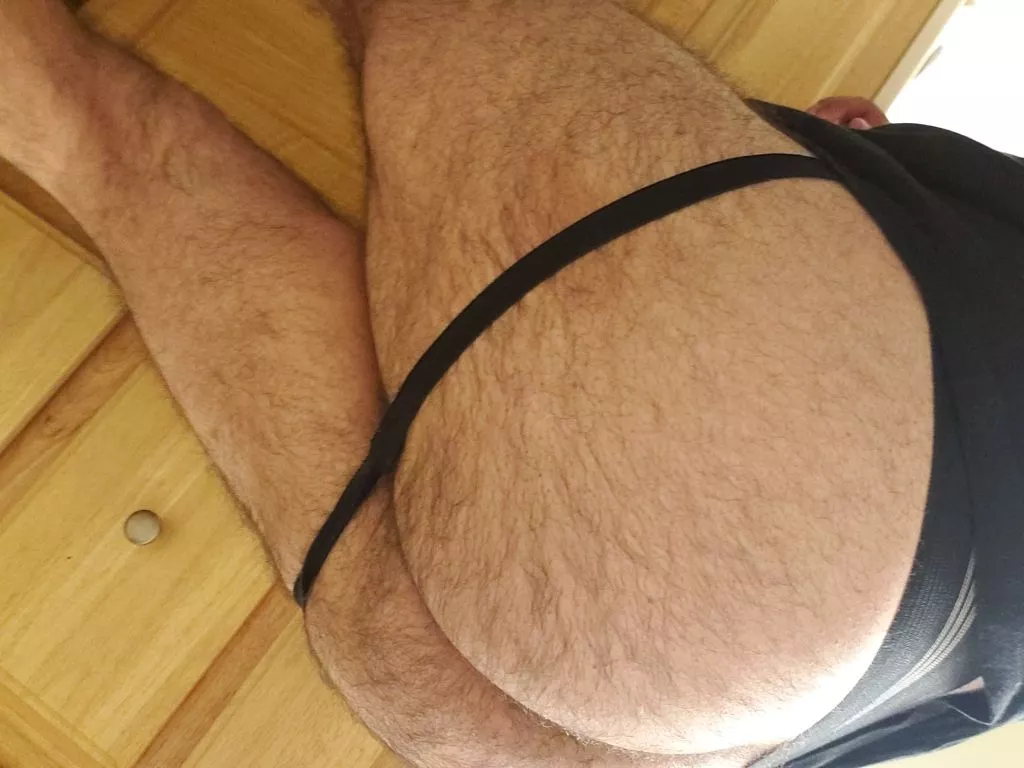 Hairy ass in a jock! 🍑🍑🍑