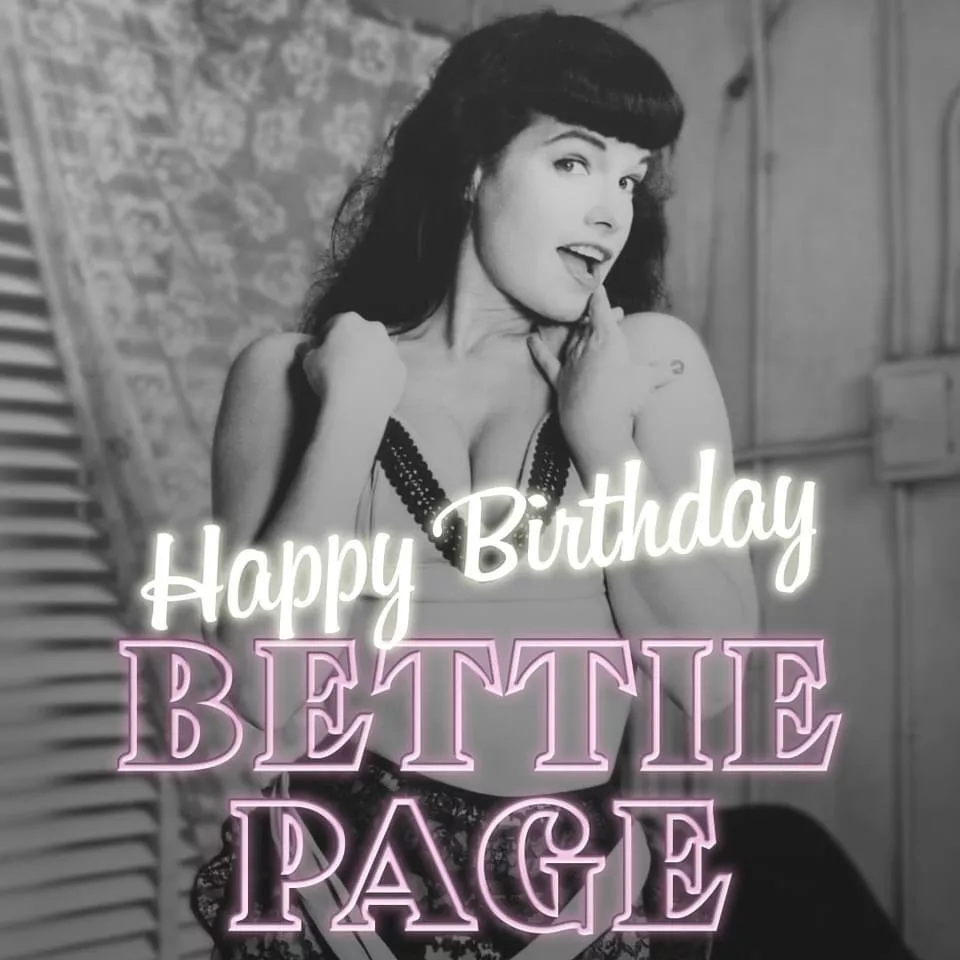 Happy Birthday Bettie Page 1950s