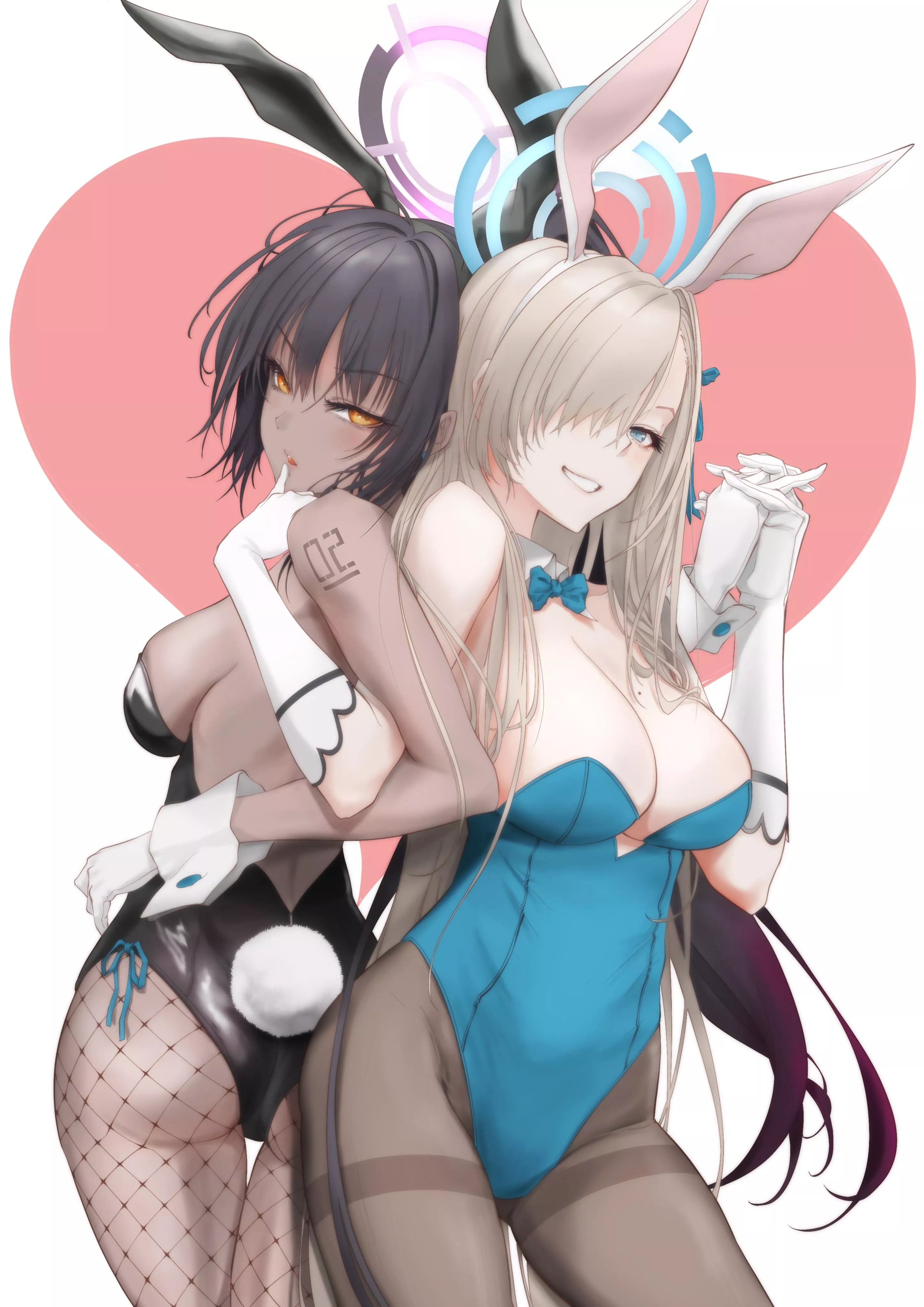 Happy Easter from Karin and Asuna [Blue Archive]