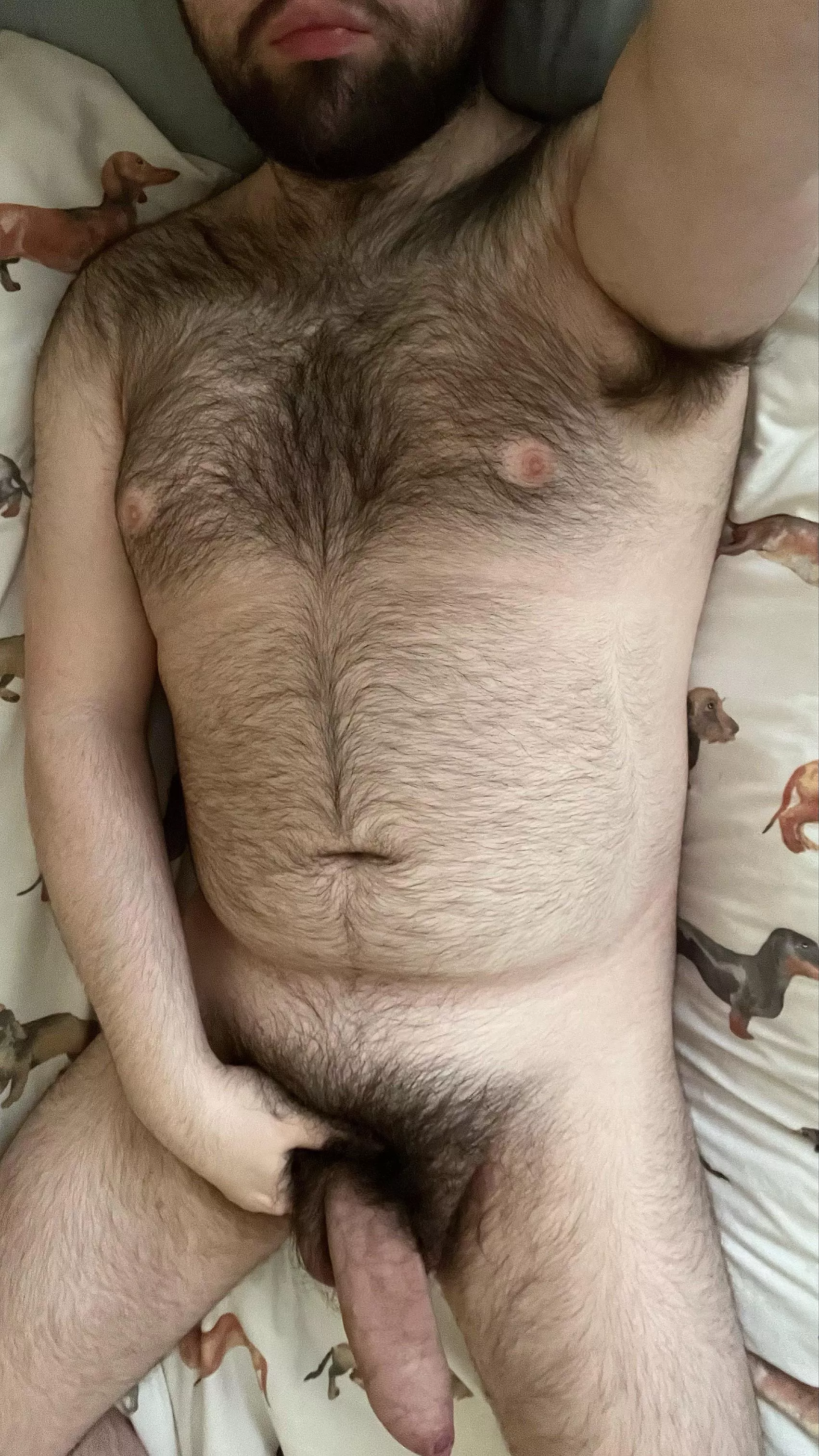 Happy Friady boys! Wanna help this hairy uncut bear otu? ˆ