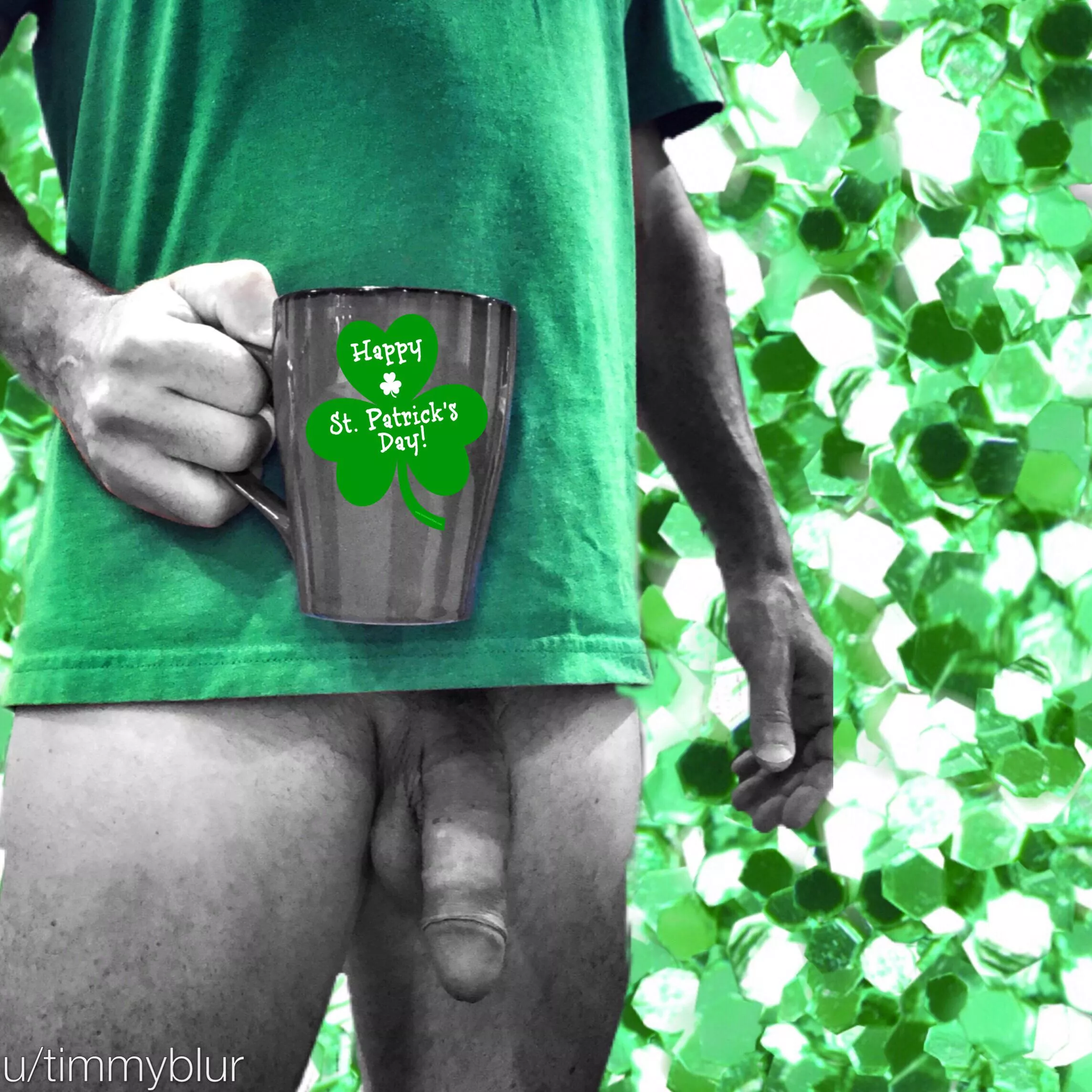 Happy St. Paddy’s Day coffee freaks! Who wants to suck my shillelagh? 🍀