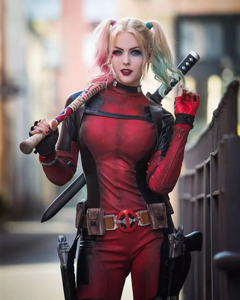 Harley Quinn, Deadpool Mashup by Maid of Night