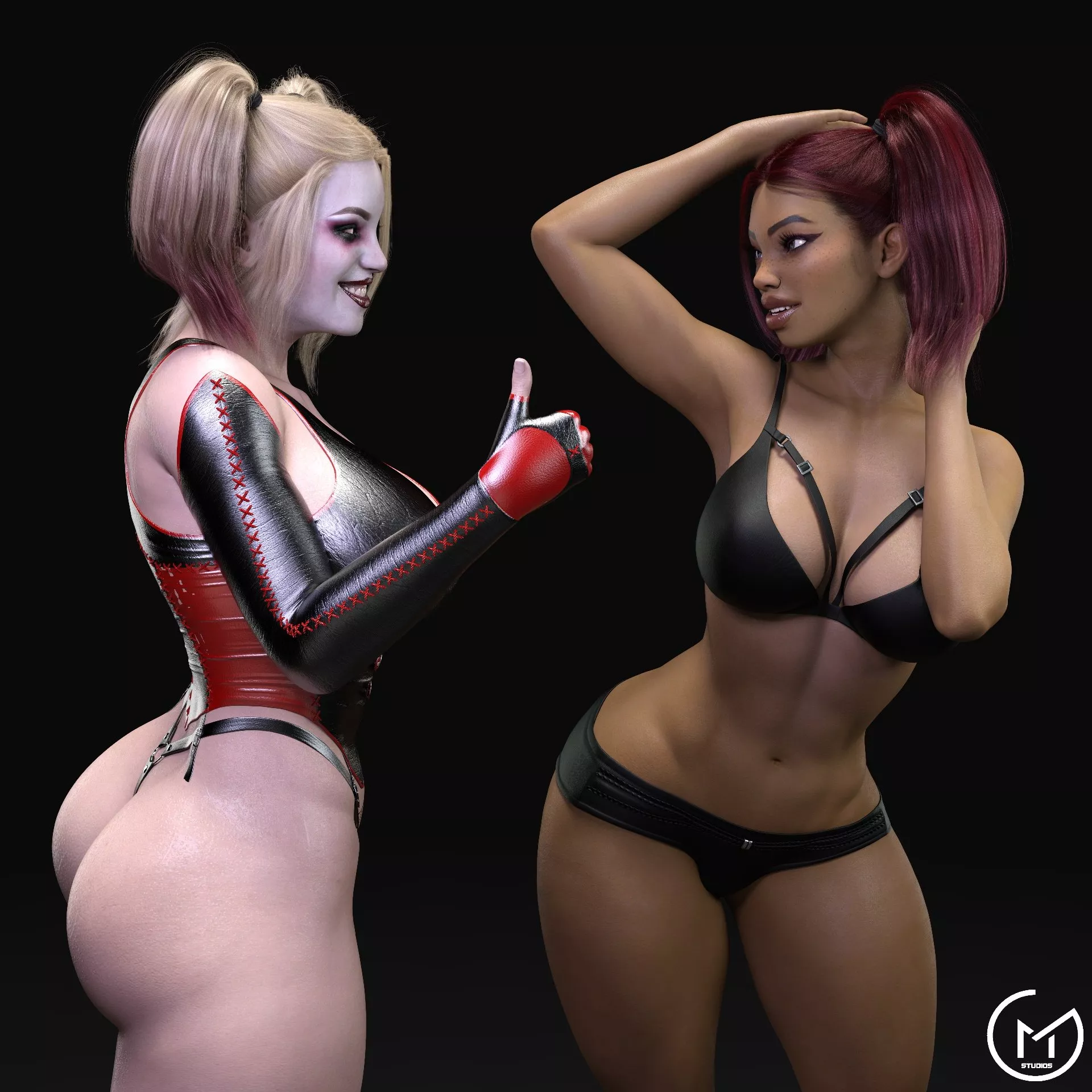 Harley Quinn & Lifeline (GM Studios/Ghost GM) [DC & Apex Legends]