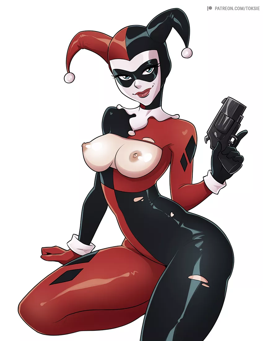 Harley Quinn Torn Suit Toplessness (Toksie ) [DC]