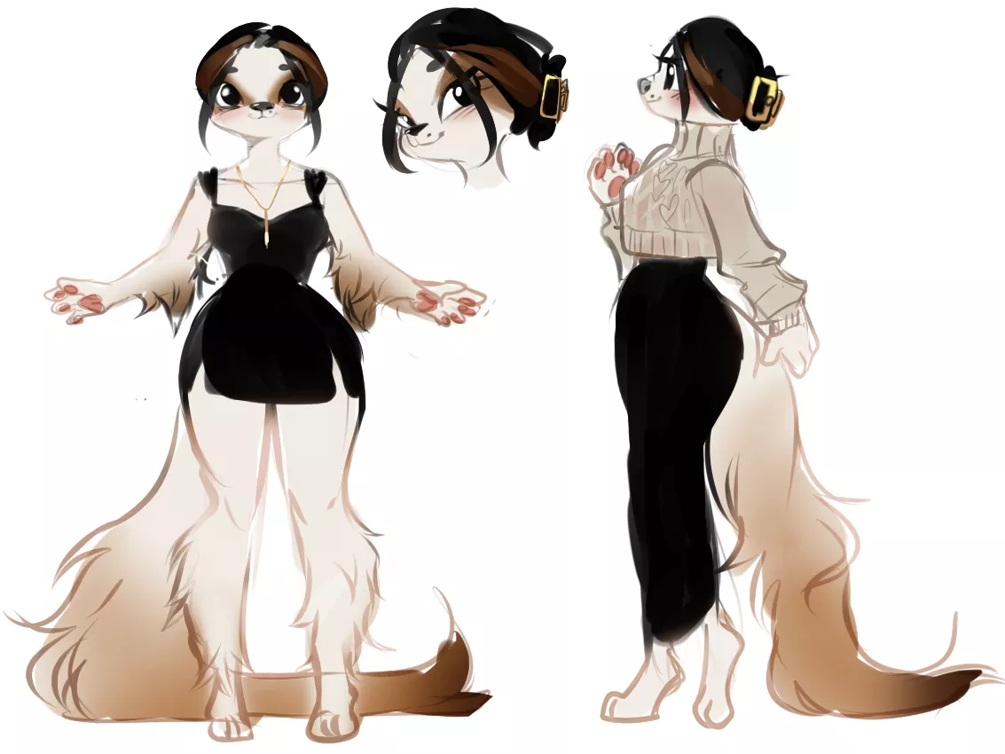 have you ever seen a Shih Tzu fursona ? ( art by me @SkylerPegas )