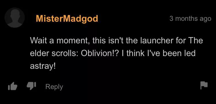 He just wanted to watch the release of elder scrolls ðŸ˜¢