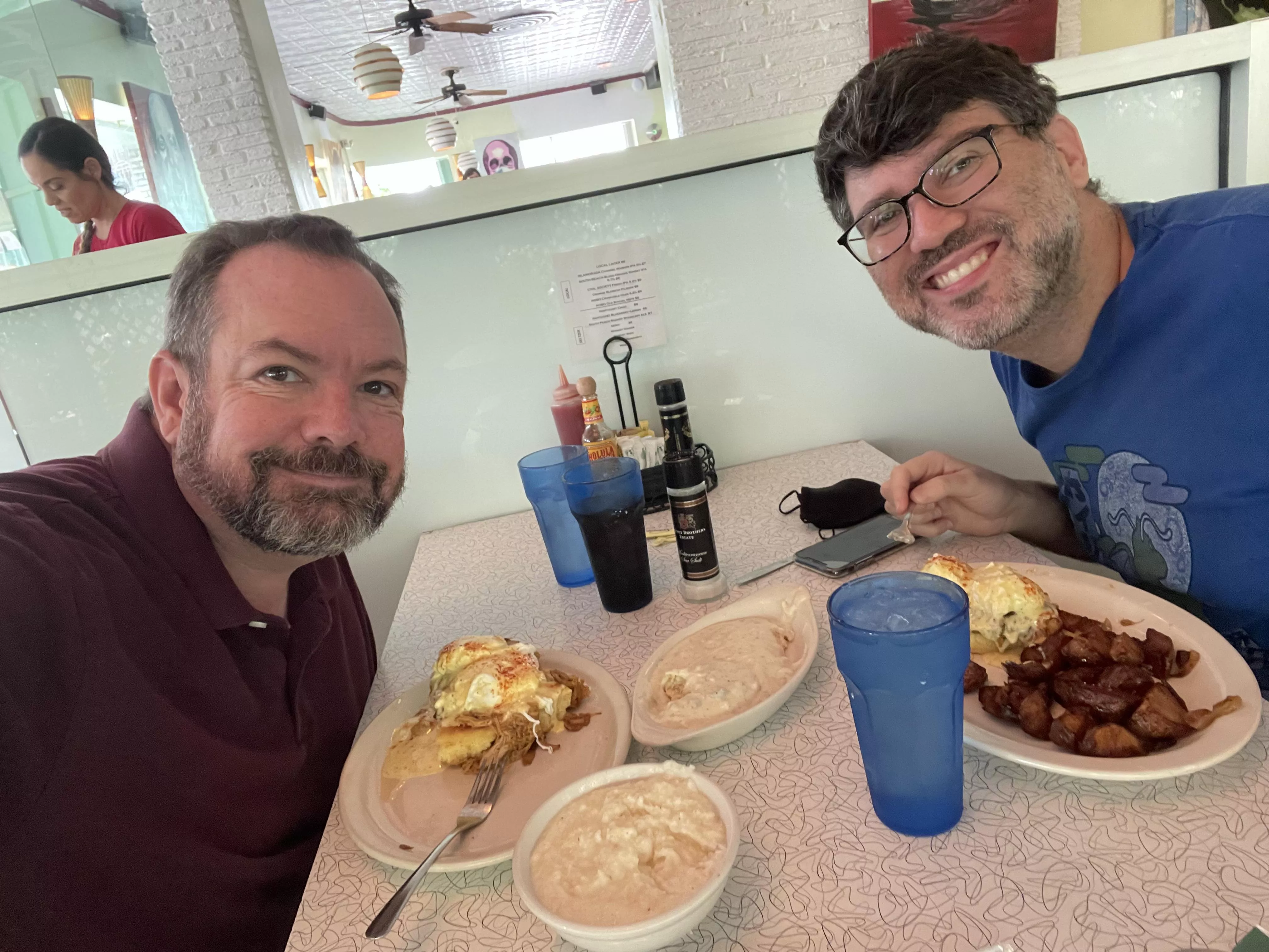 â€œHealthyâ€ breakfast with my handsome husband.