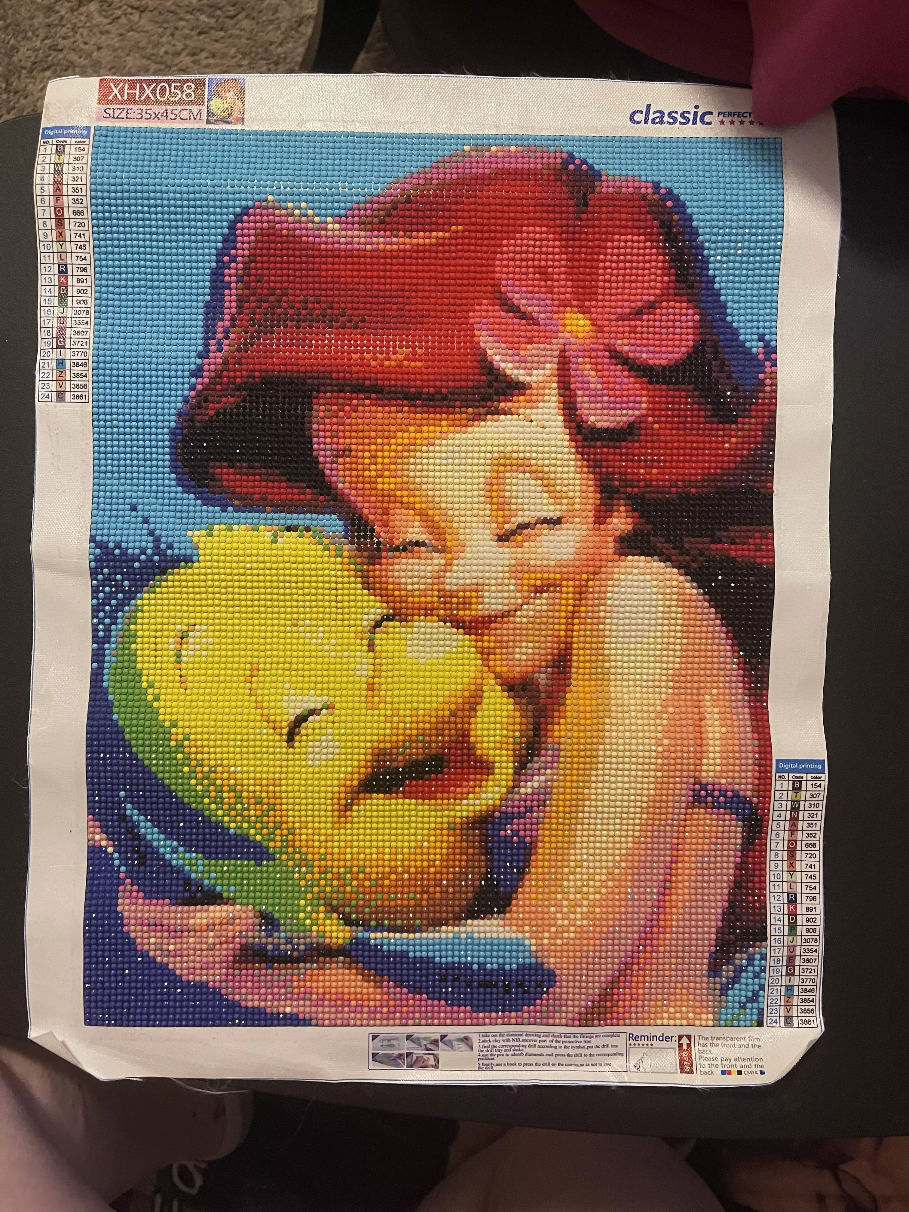 Heheh look at my recent diamond painting