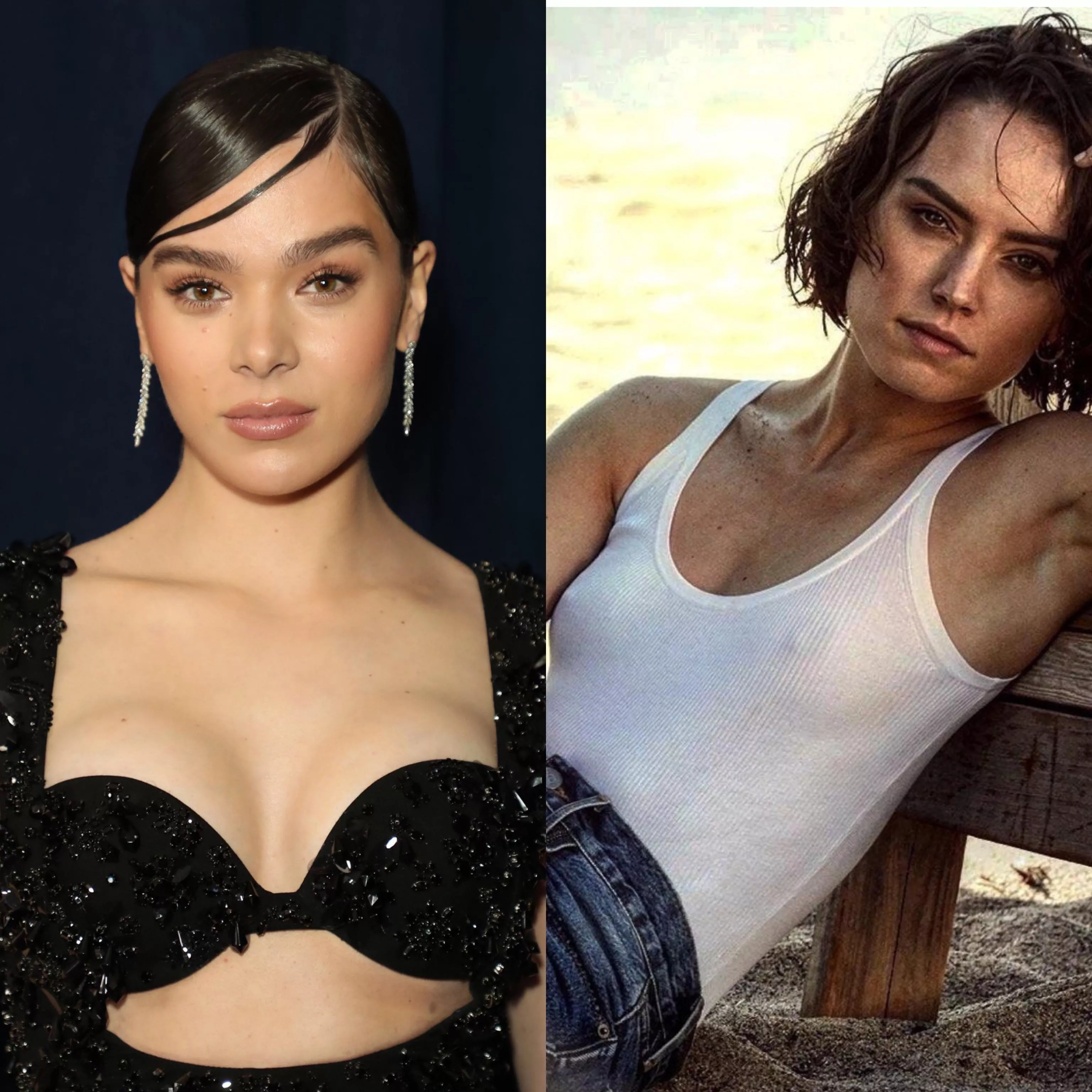 Help me cum to Hailee Steinfeld or Daisy Ridley?