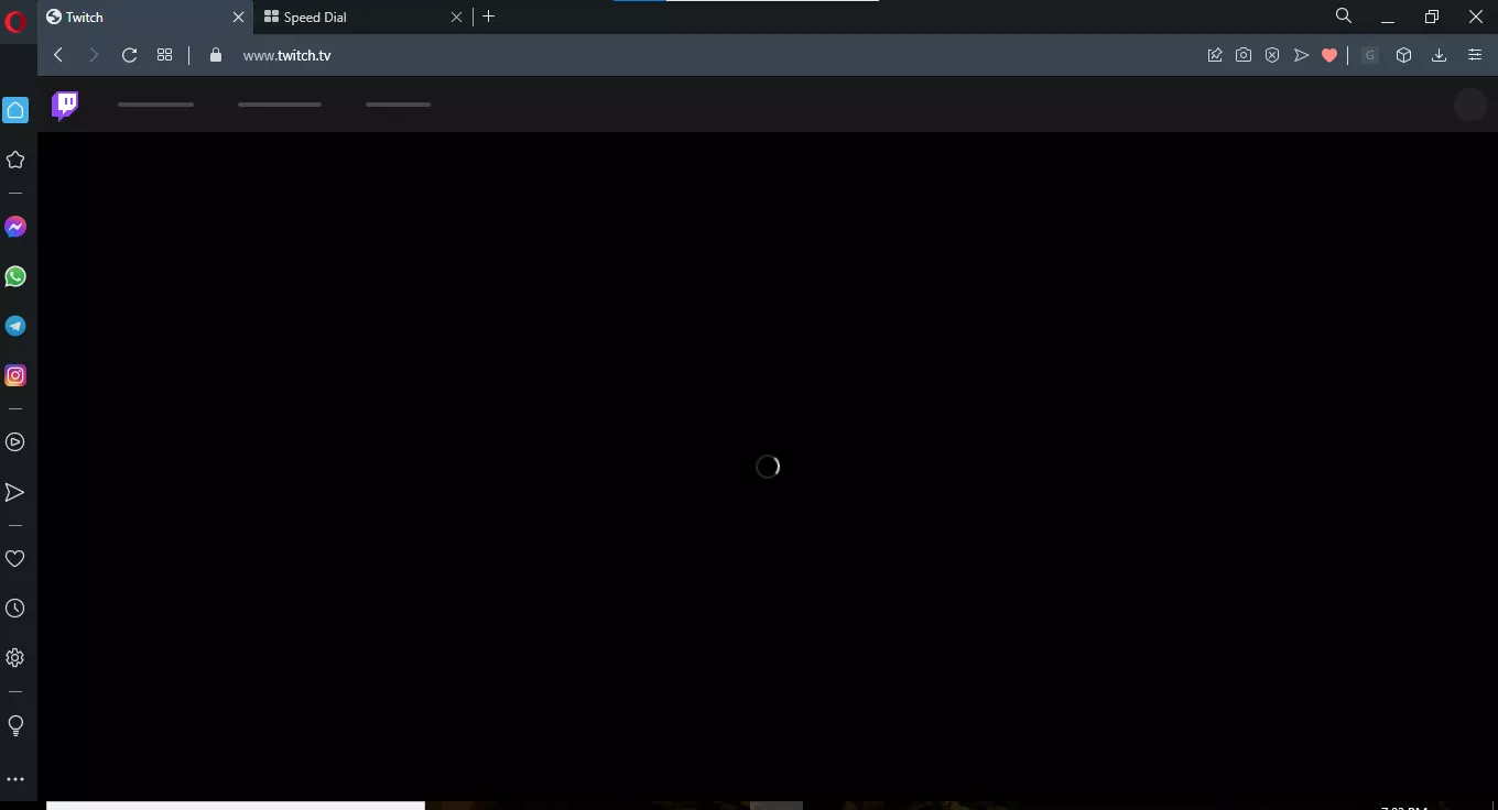 help, my twitch has been infinitely loading like this in all browsers, anyone know a fix?