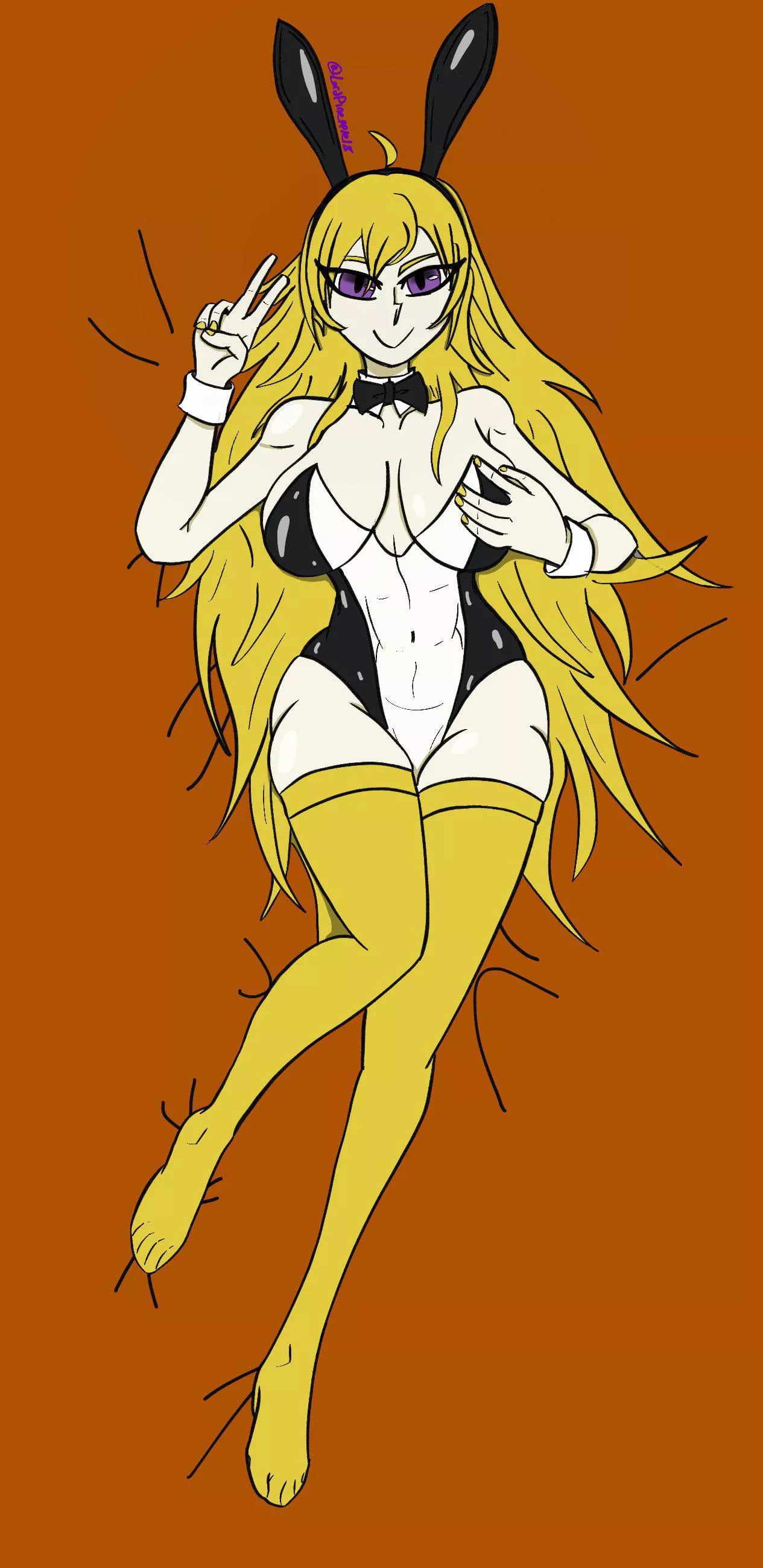 Here is another Bunny Outfit with Yang this time