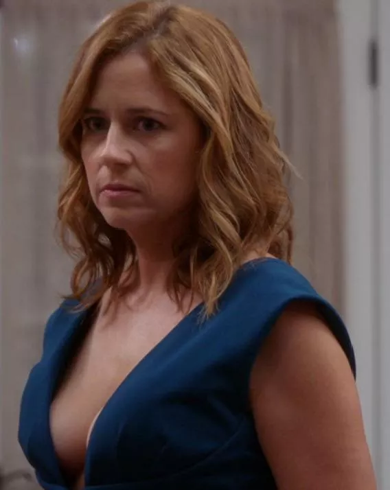 Hey, can you milk my morning wood as Jenna Fischer while I am showing off?