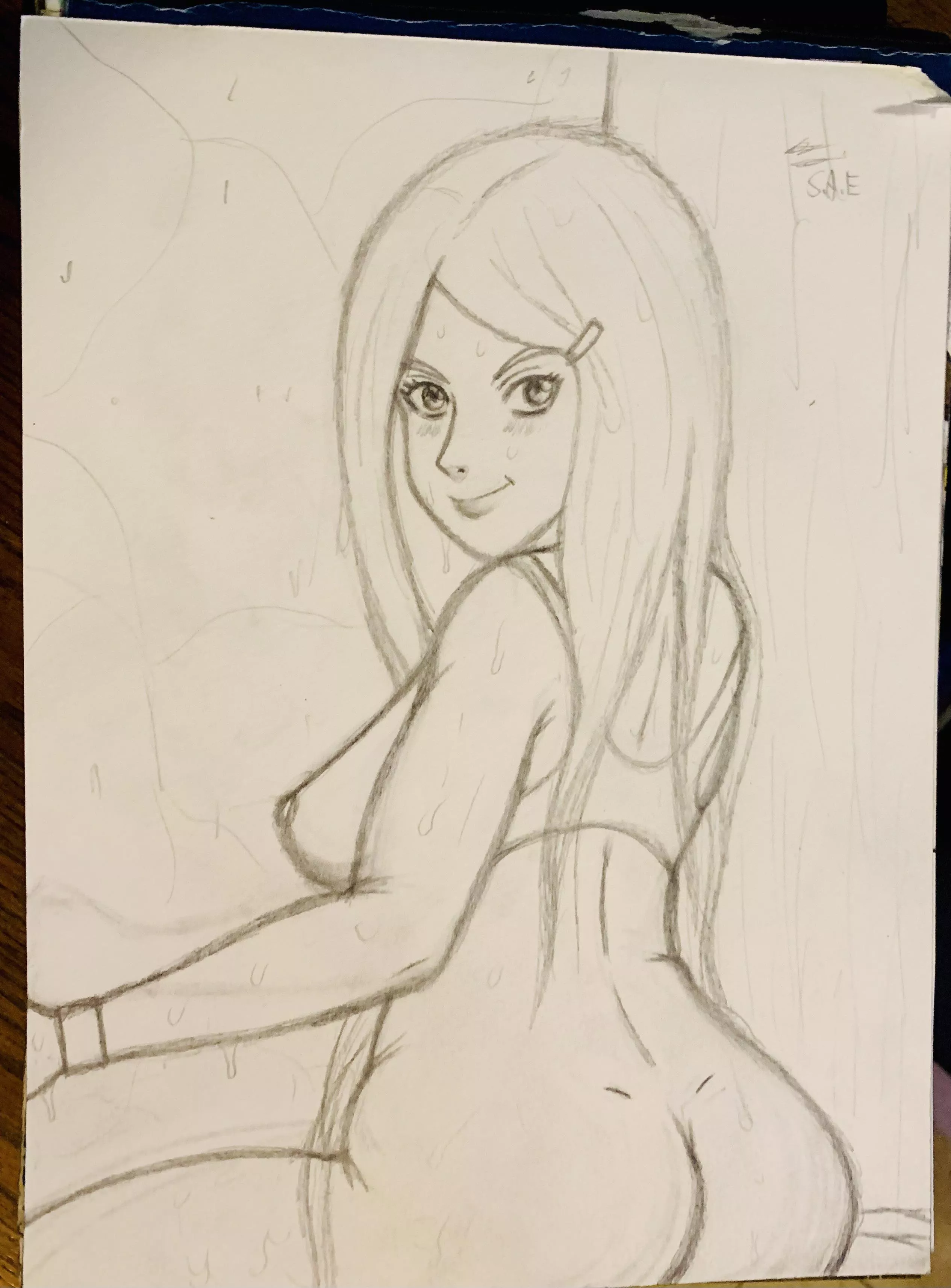 Hey everyone how’s my sketch of Kushina