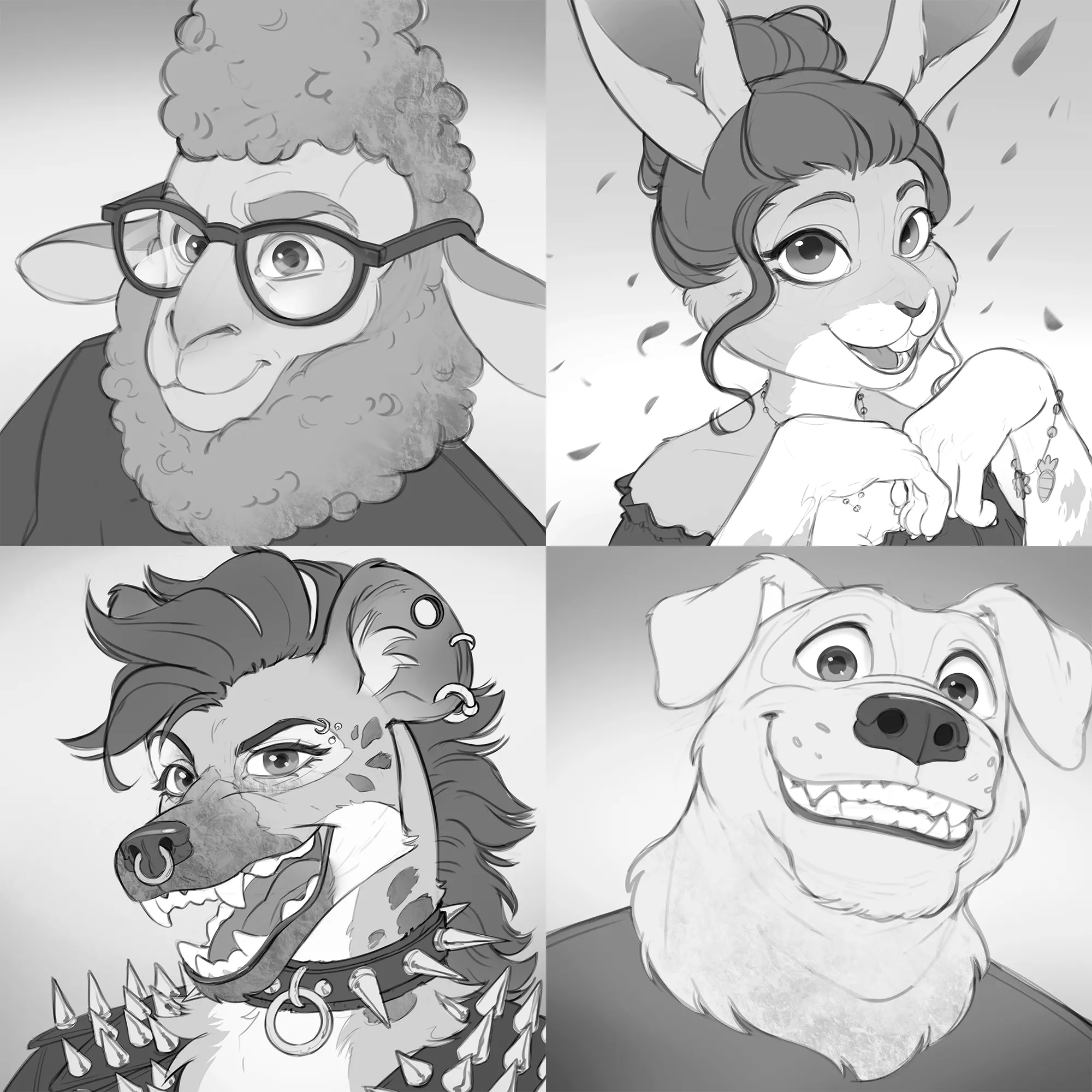 Hey everyone! I'm taking emergency coms - Black and White Sketch icons for only $35