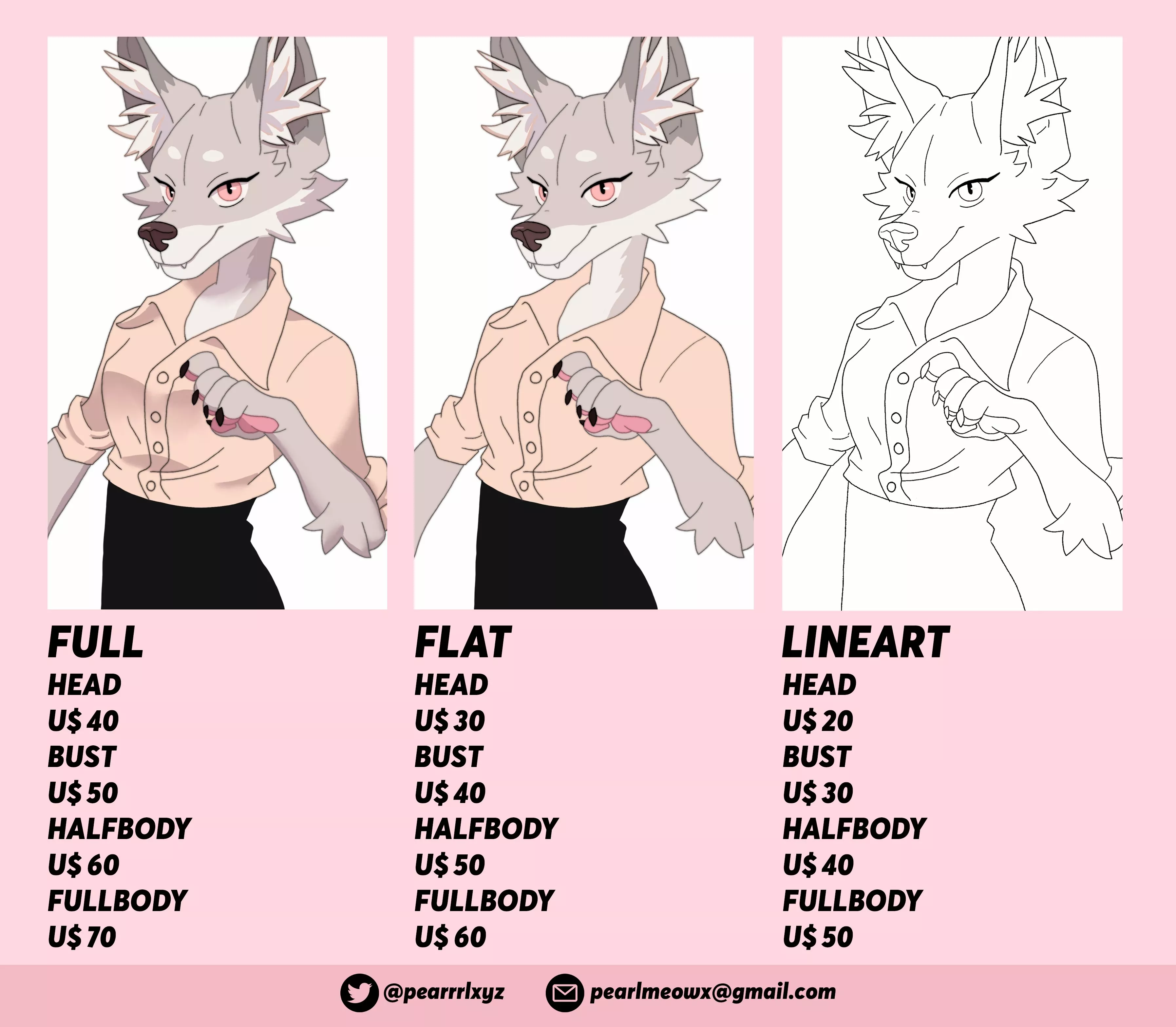 Hey guys! commissions are open! more details and portfolio on the comments (@pearrrlxyz on twitter)