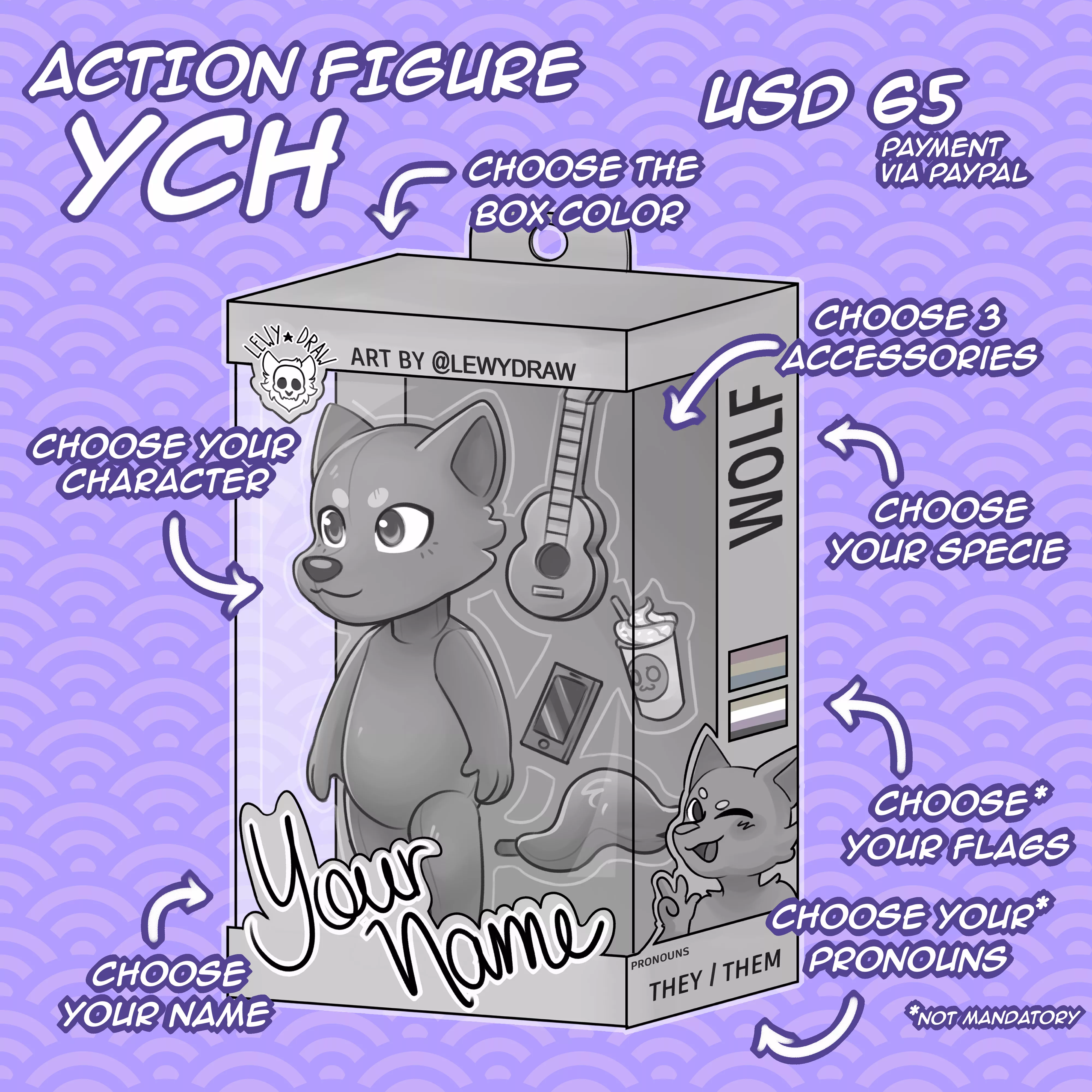 Heyo!! â­ï¸Action Figure YCHâ­ï¸ ~Details in comments