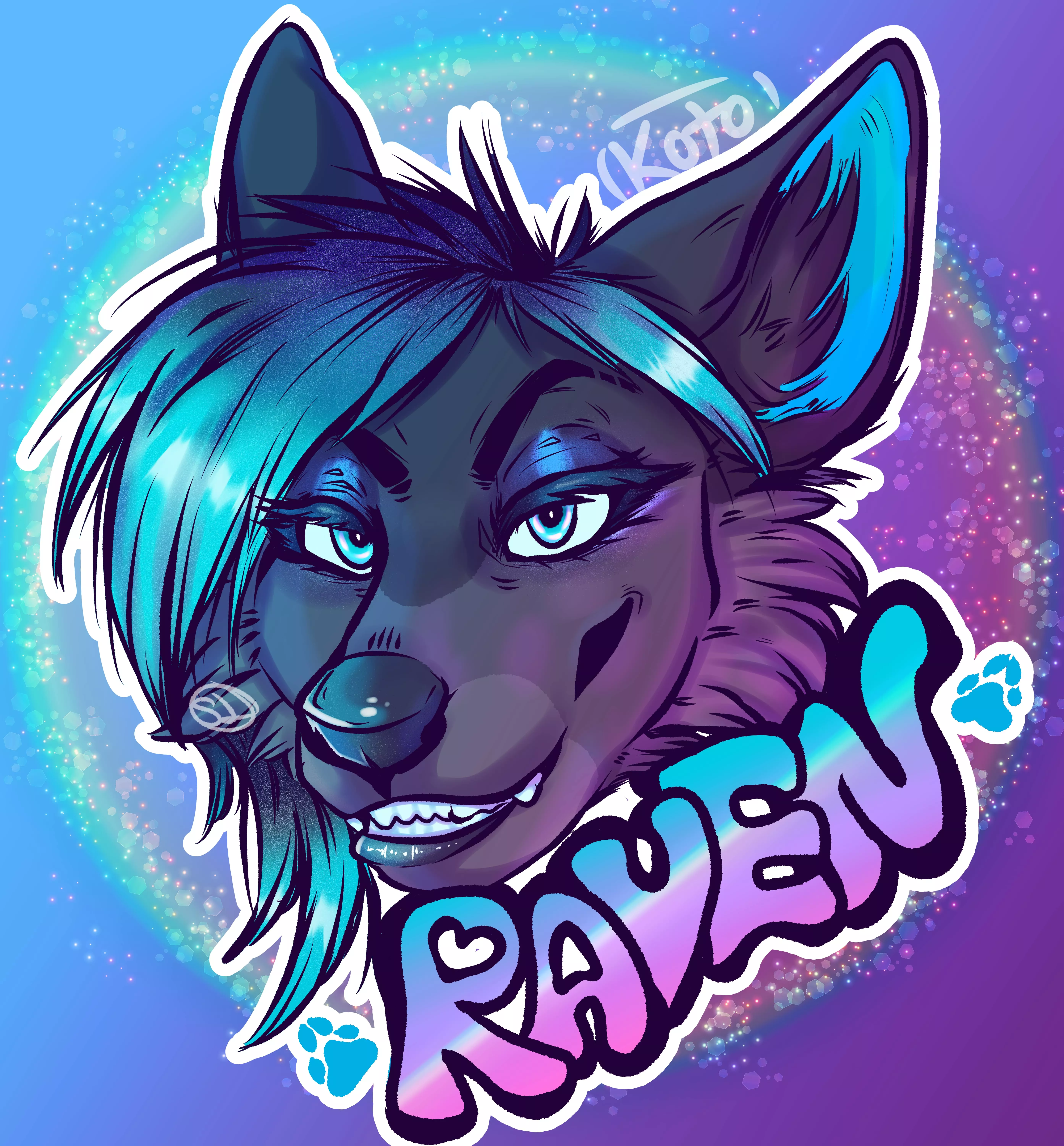 Hi Furry Reddit! I'm new to reddit and want to share my recent piece I finished! Opening commissions soon!