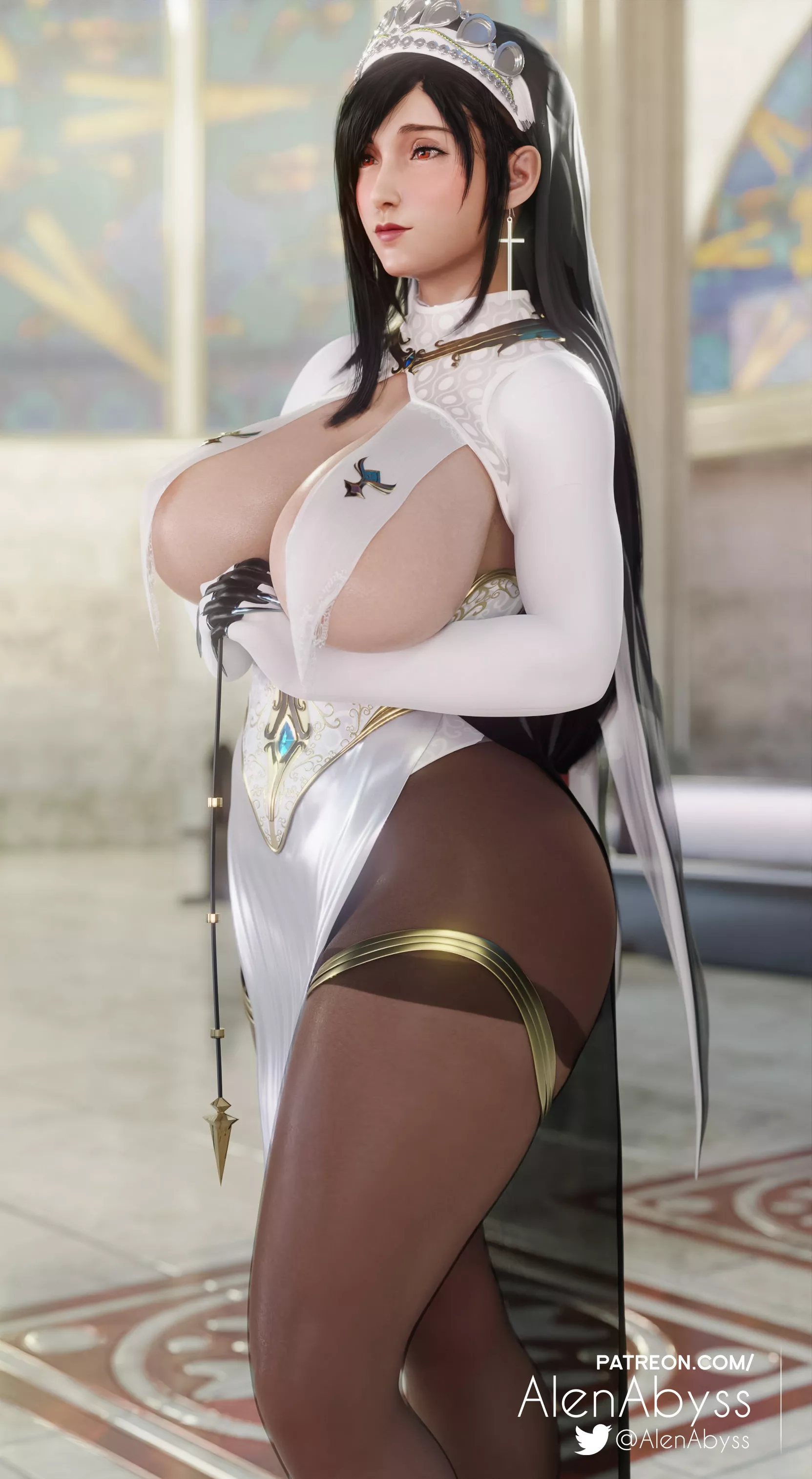 High Priestess Tifa, (AlenAbyss) [Final Fantasy]