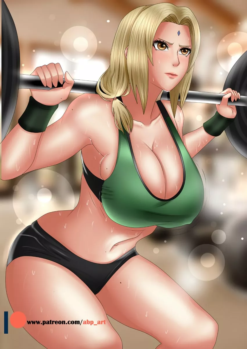 Hokage strength training.