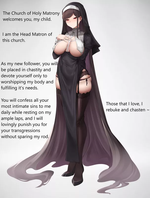 Holy Matron [FemDom] [Chastity] [Implied Punishment] [Gender Neutral] {Artist: MUNG }