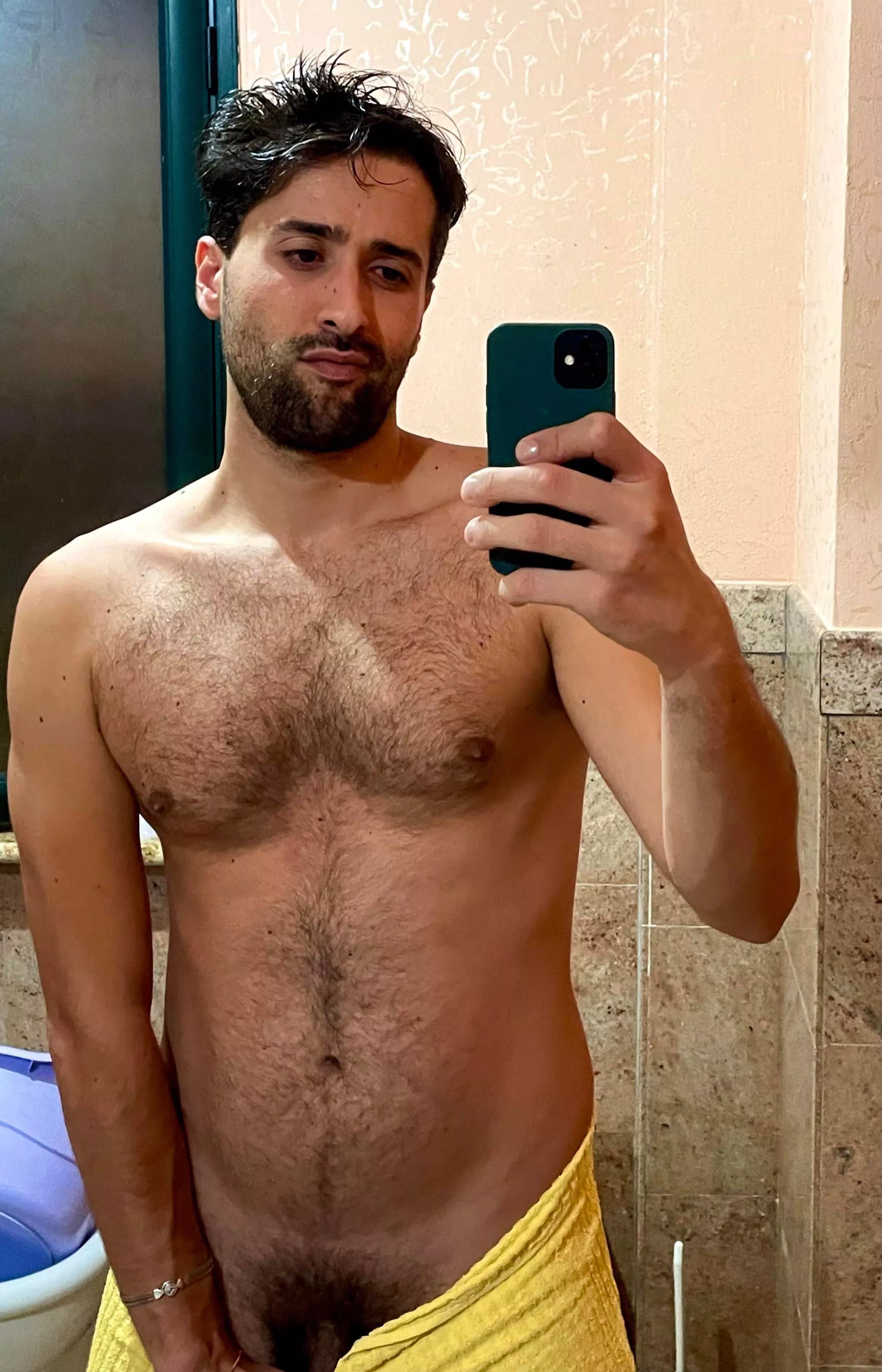 Hope you donâ€™t mind a little chest hair