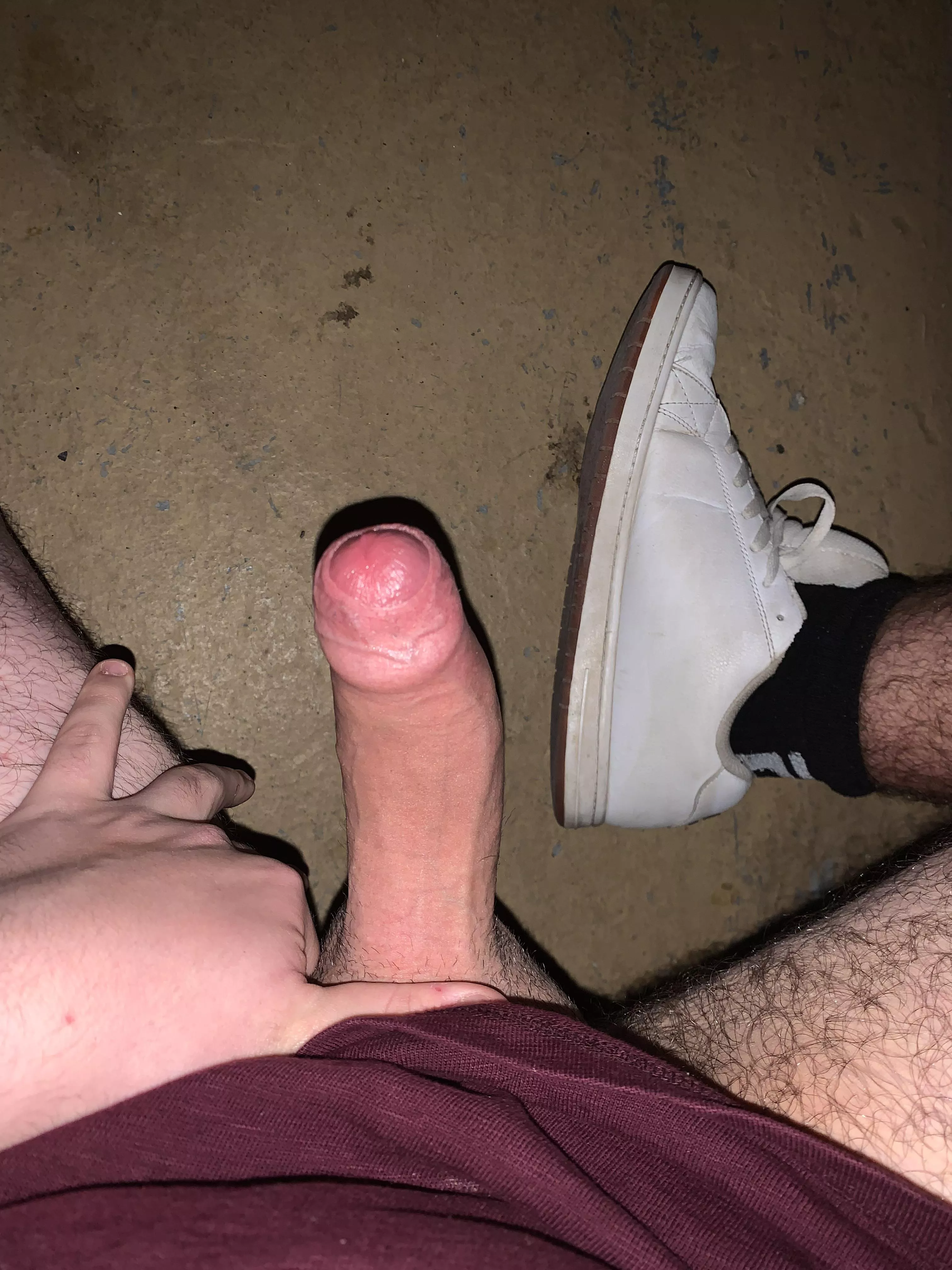 Hopefully no one catches me,also what you think about my shoes?fms open