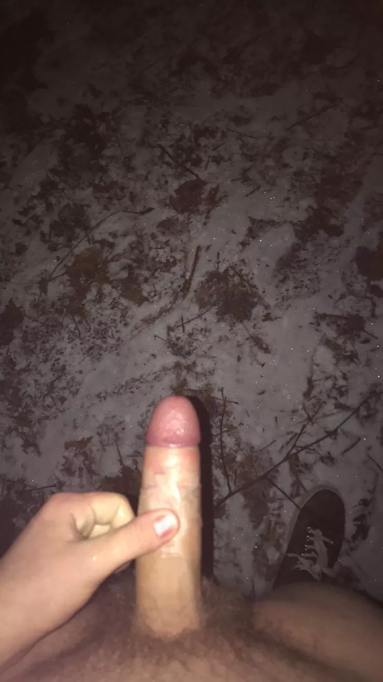 Horny night walk