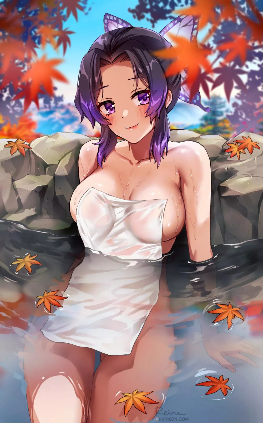 Hot Springs Shinobu (FoxyReine) [Demon Slayer]