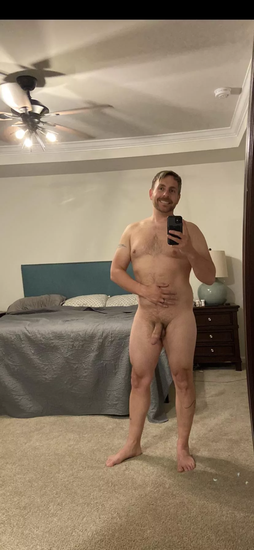 How about some scruff, smile, and and a boner?