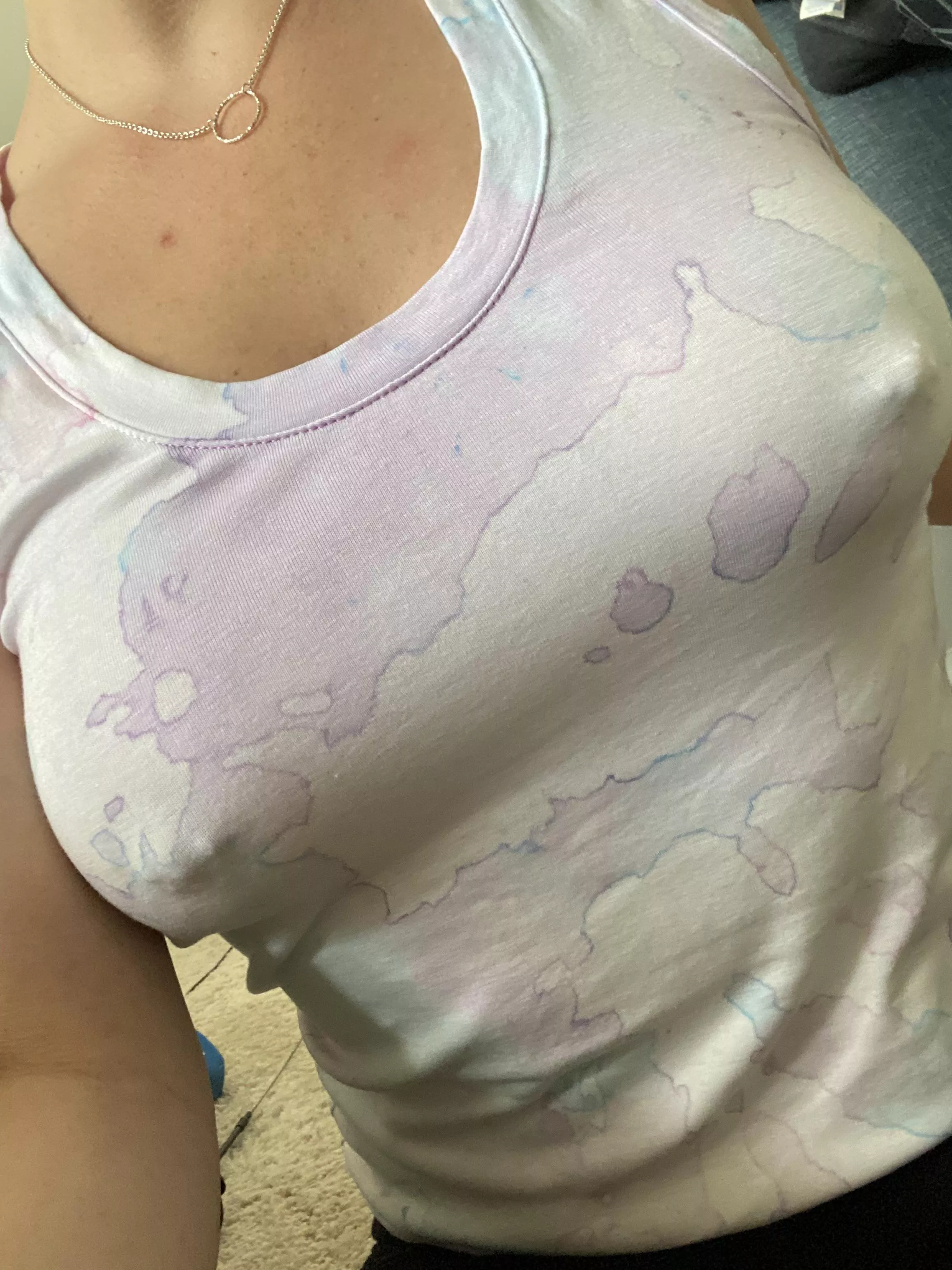 How did I do tie-dying my own shirt?