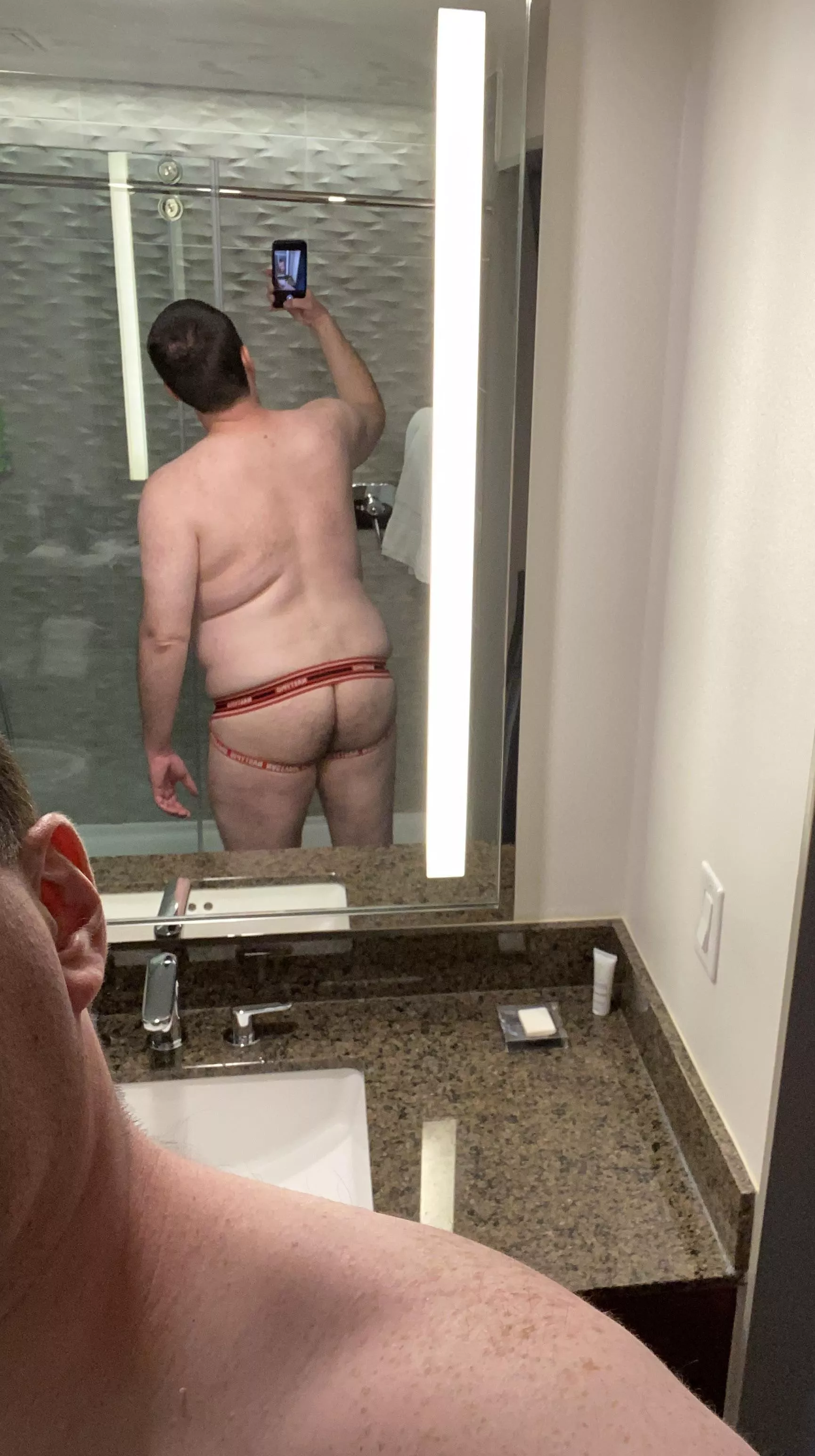 How does my ass look in this mirror?