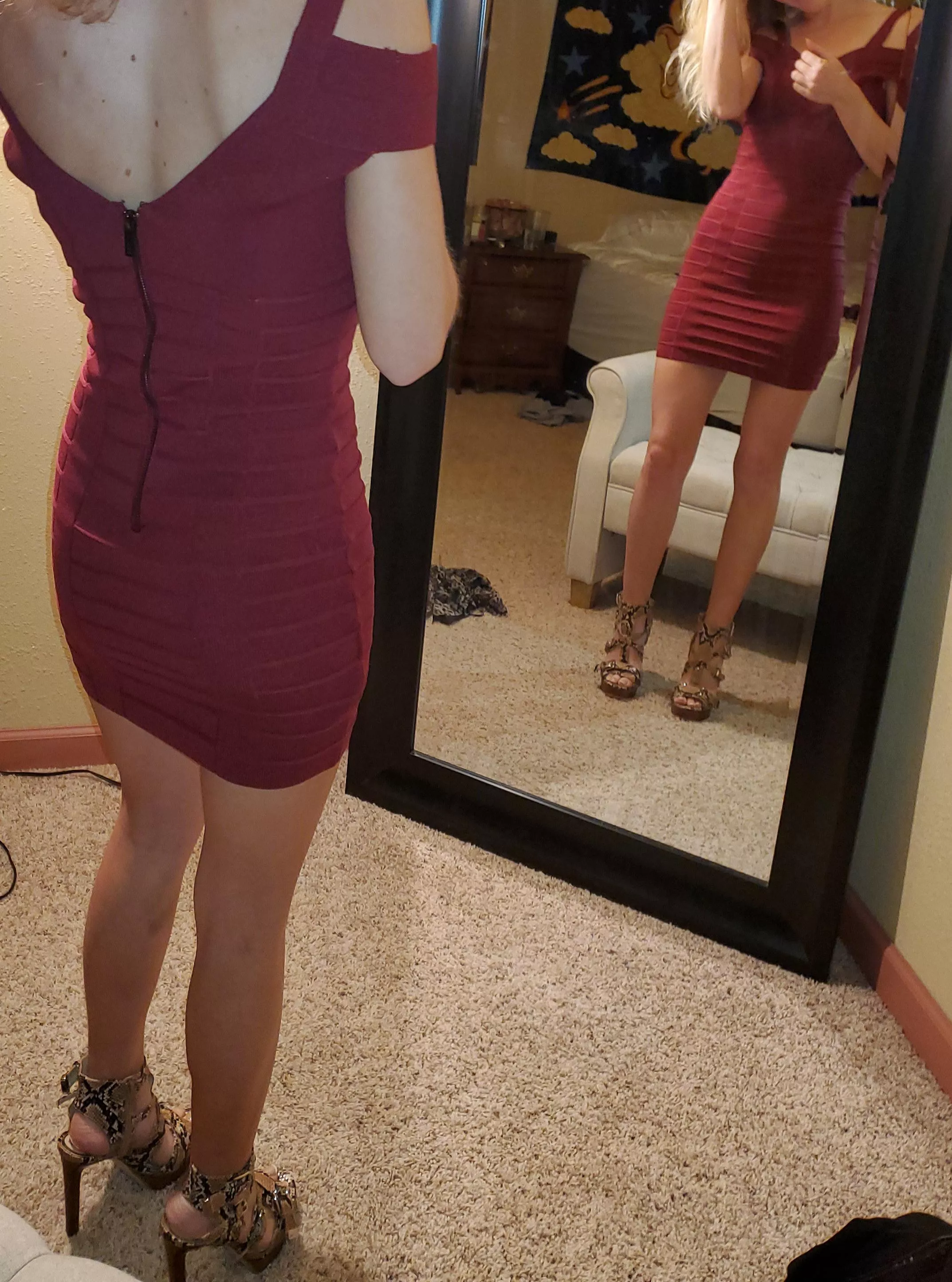 How hard would u fuck me in this dress