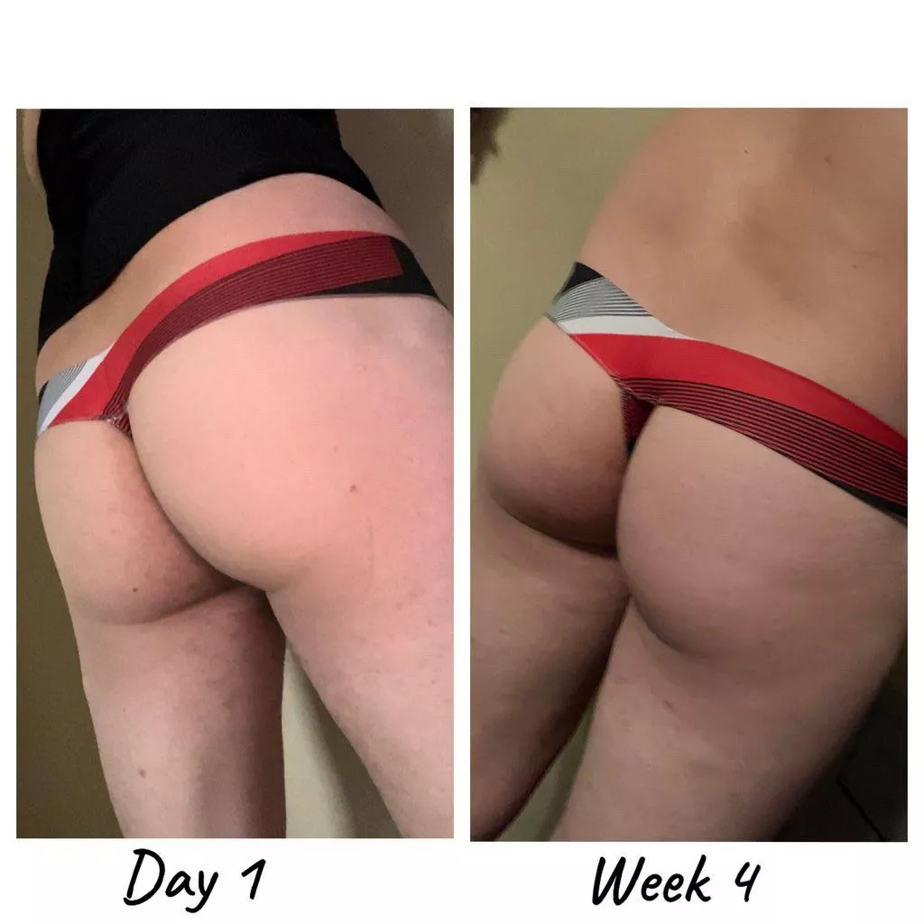 How my booty workout progress coming along? Not stopping anytime soon!