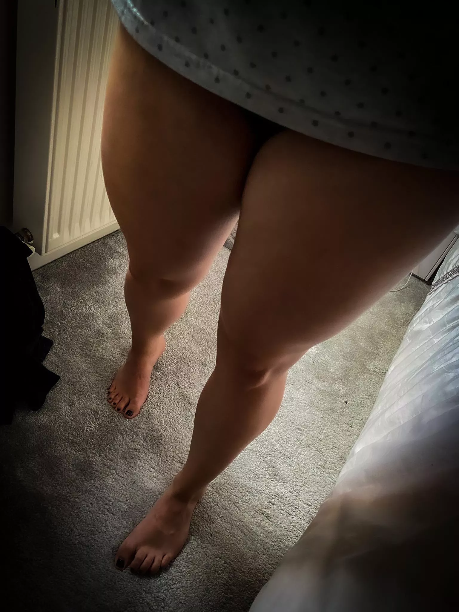 How would you like to wake up to these strong legs in the morning?