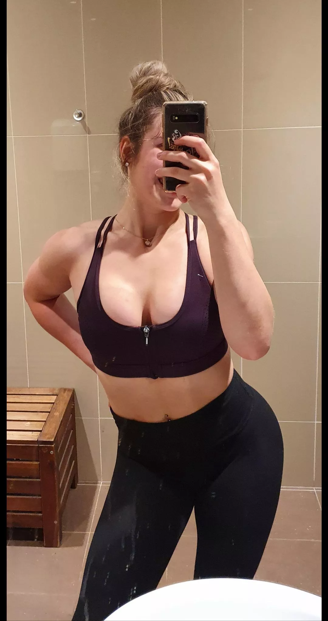 How's my gym outfit looking today?