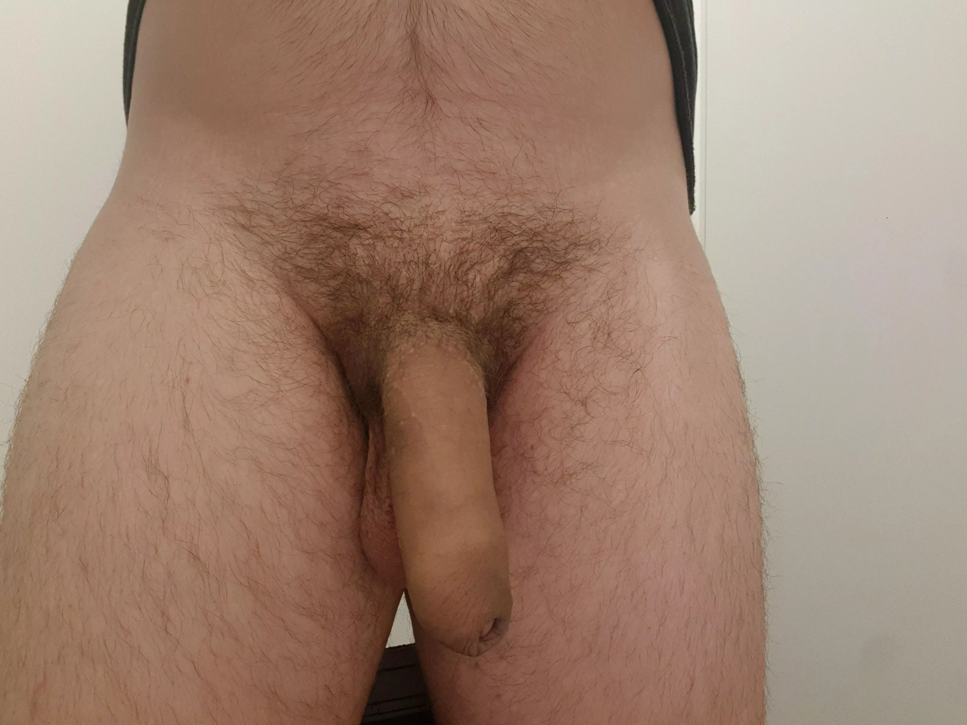 hung uncut Aussie cock