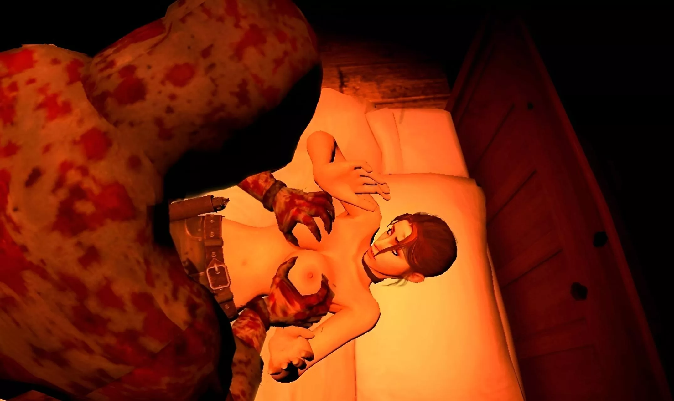 Hunter Pounce Zoey (Left 4 Dead 2)