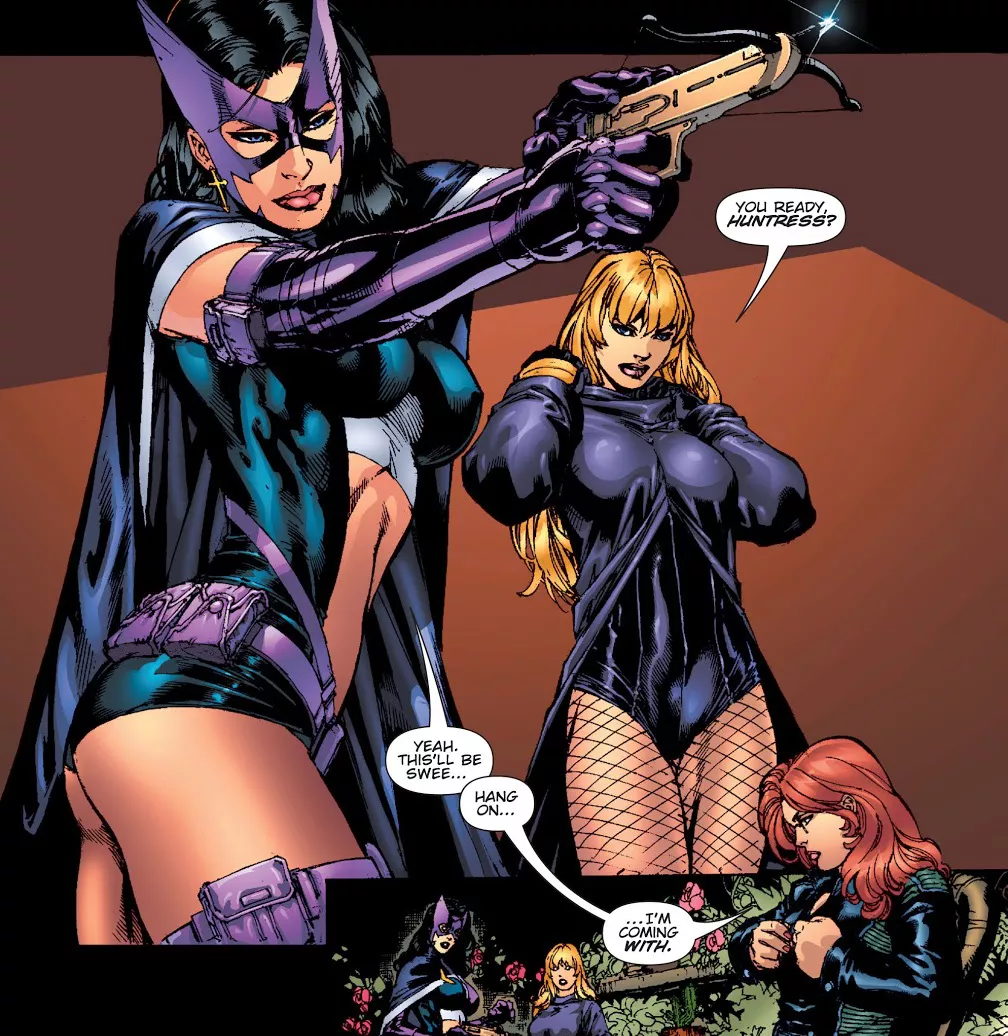 Huntress and Black Canary [Birds of Prey #75]