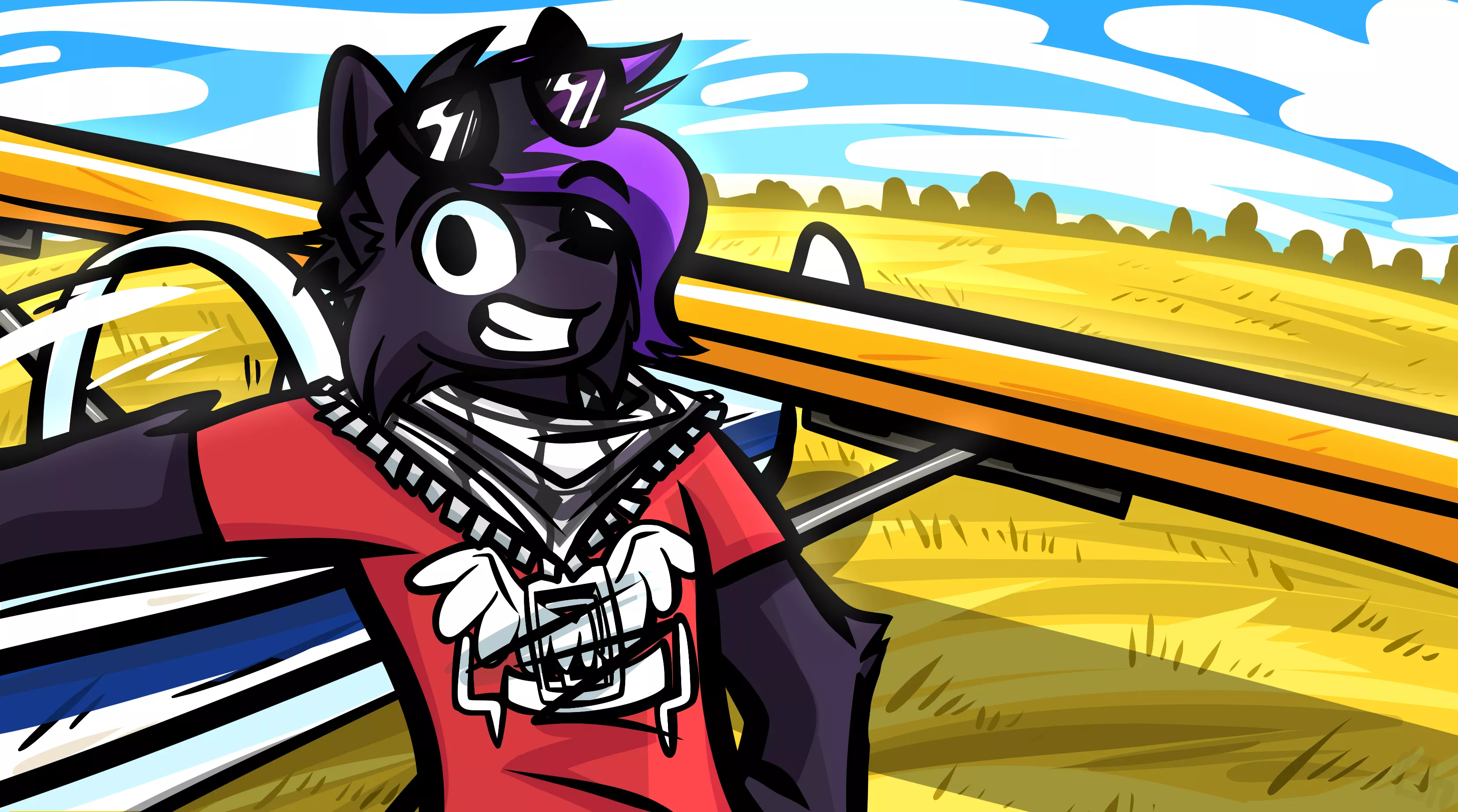 husky n plane // by me