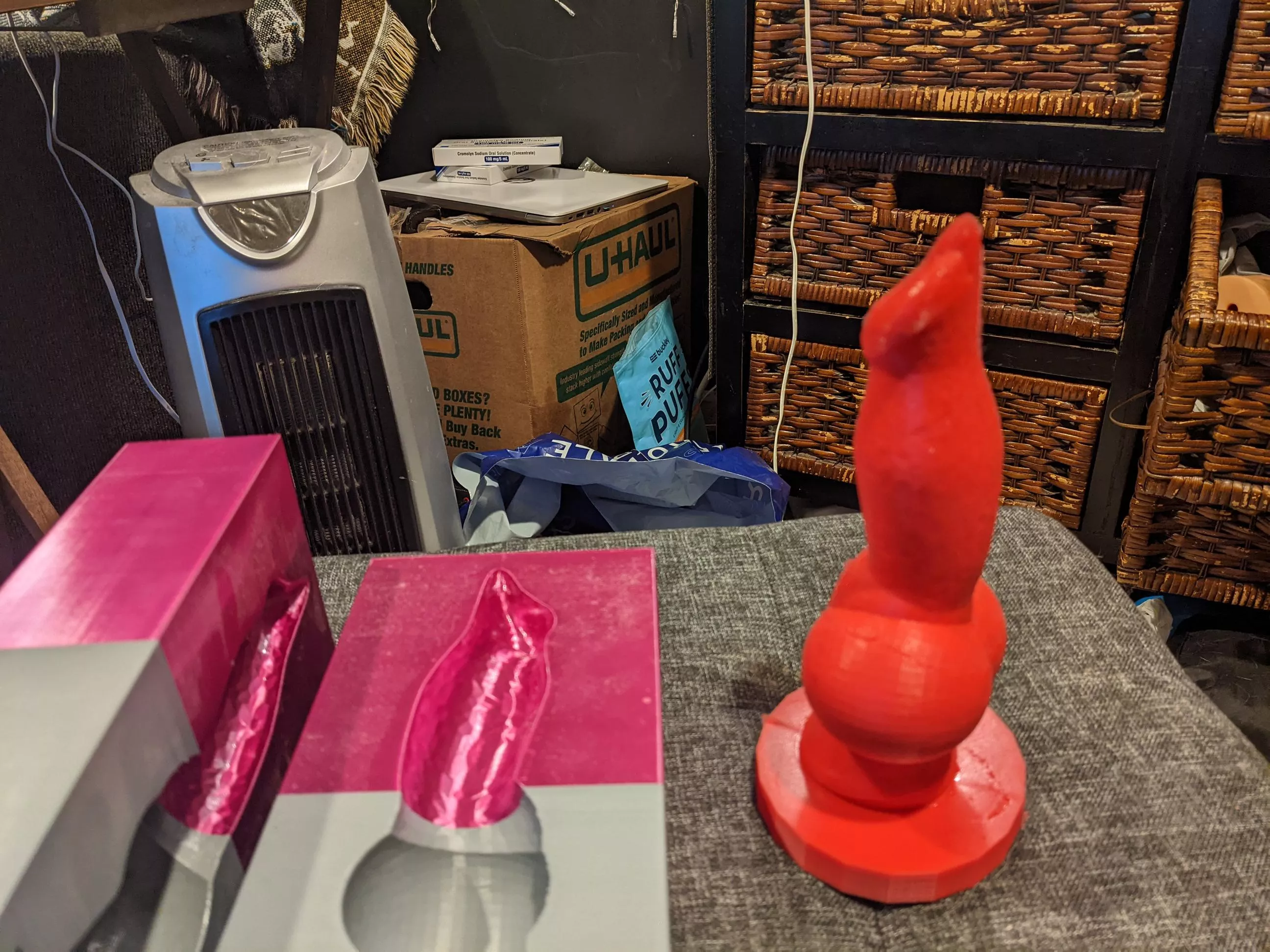 I 3d printed a dildo mold and it turned out perfect. #so proud. feeling cute, might start a business