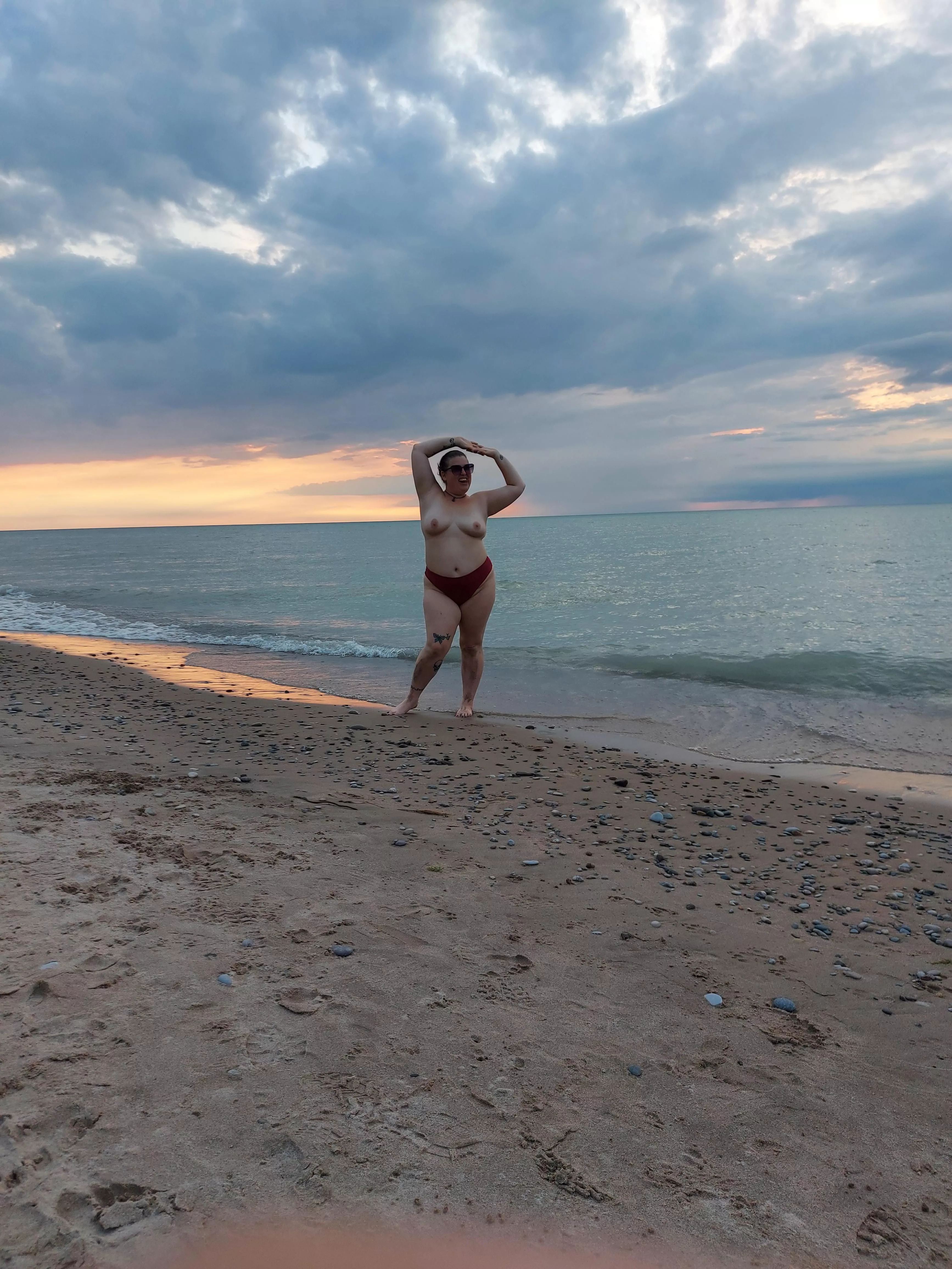 I ALWAYS go to the beach topless in Ontario ðŸ˜‰